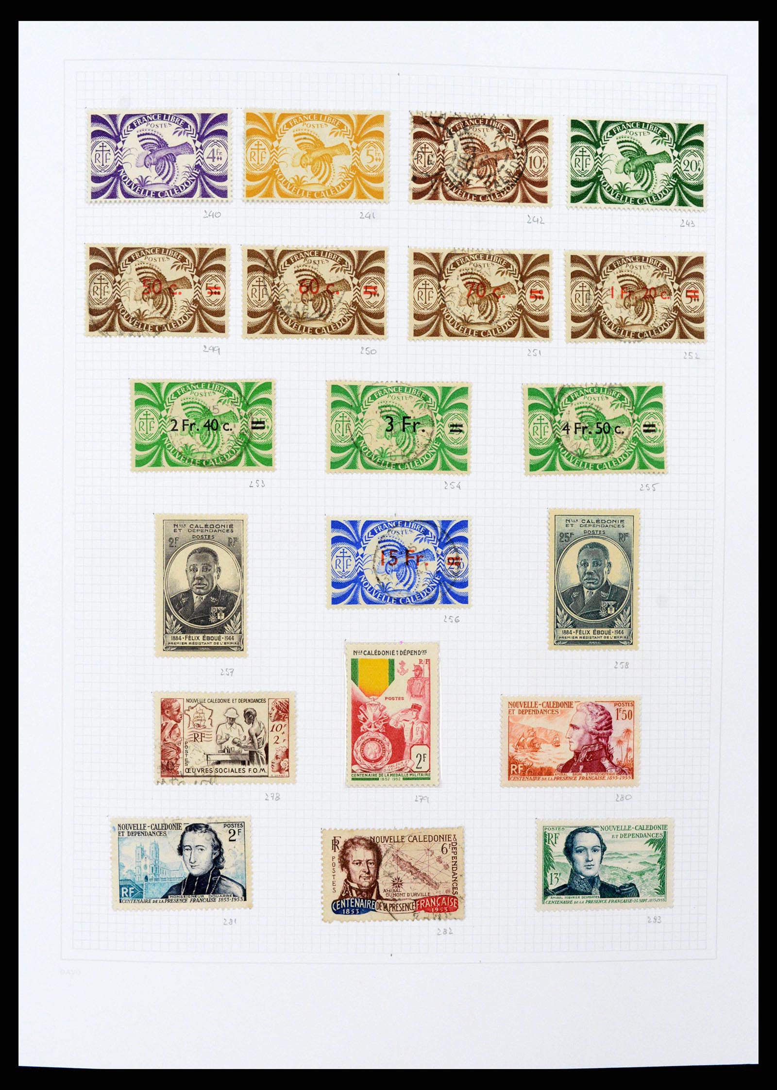 38141 0010 - Stamp collection 38141 French colonies.