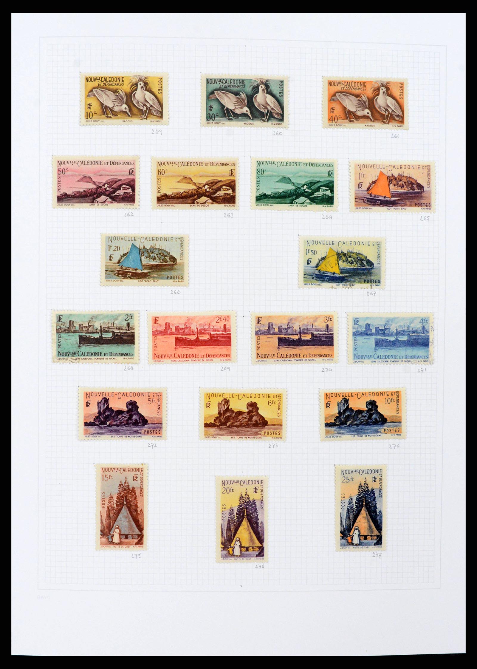38141 0011 - Stamp collection 38141 French colonies.