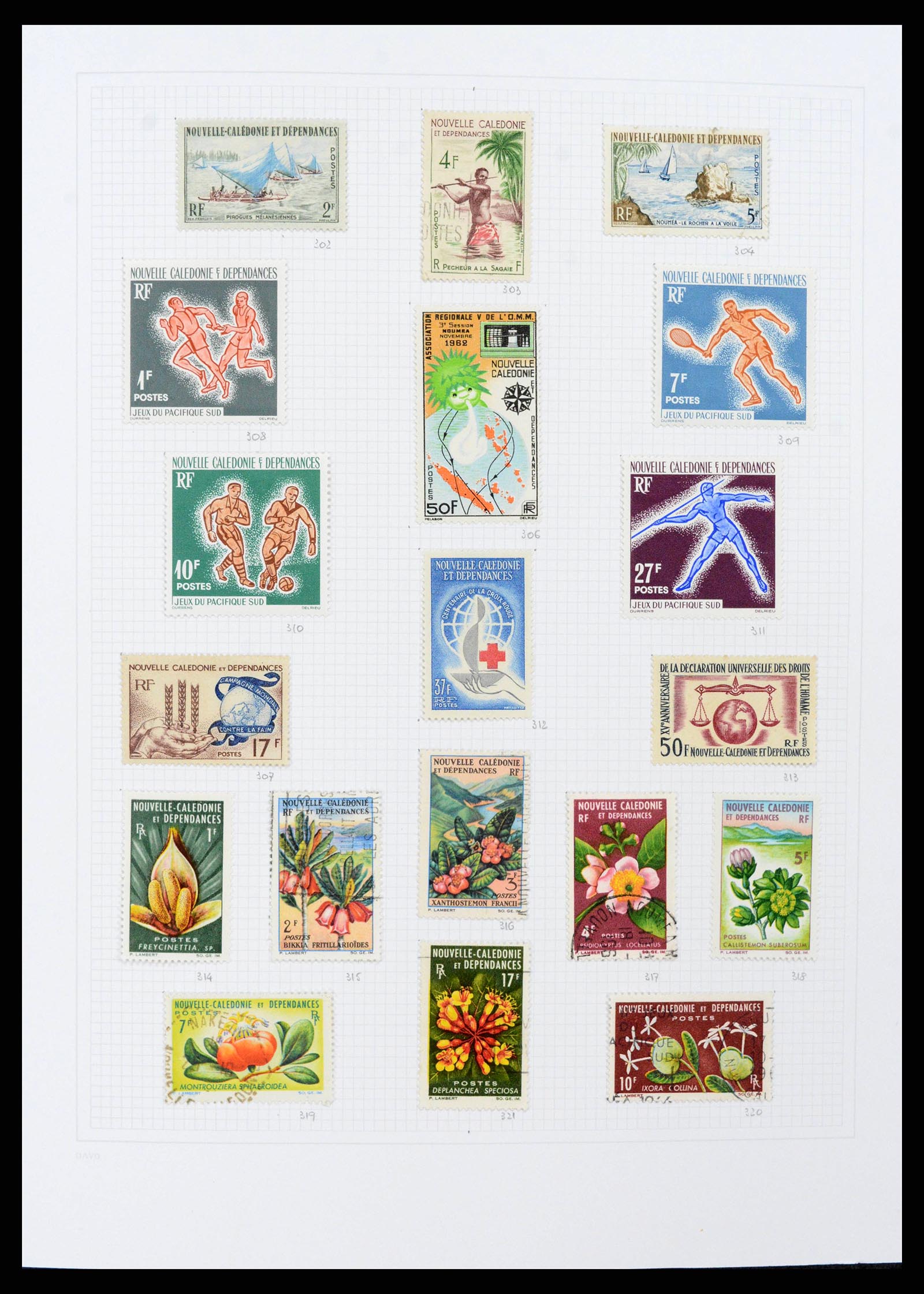 38141 0013 - Stamp collection 38141 French colonies.