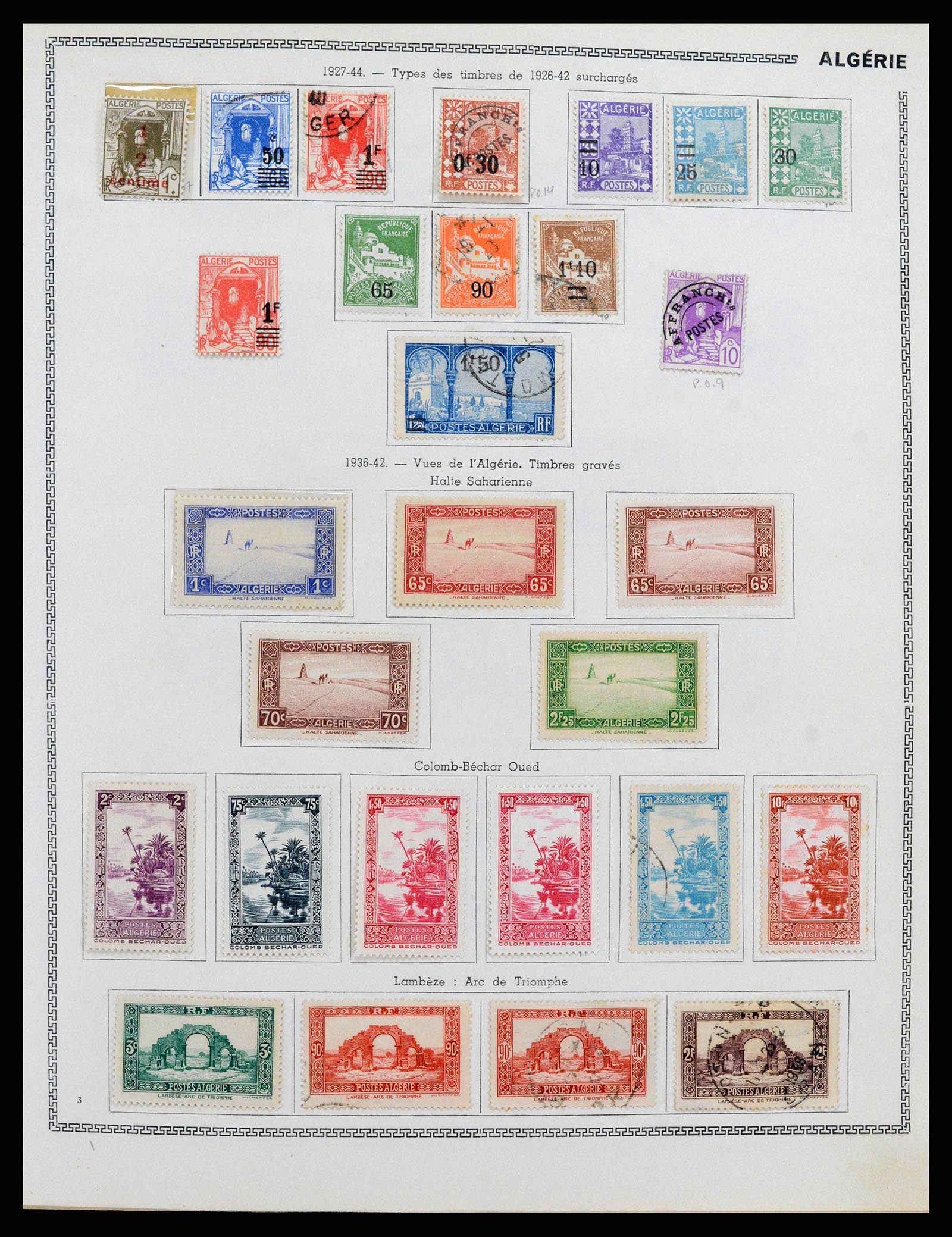 38142 0003 - Postzegelverzameling 38142 Franse koloniën 1888-1956.