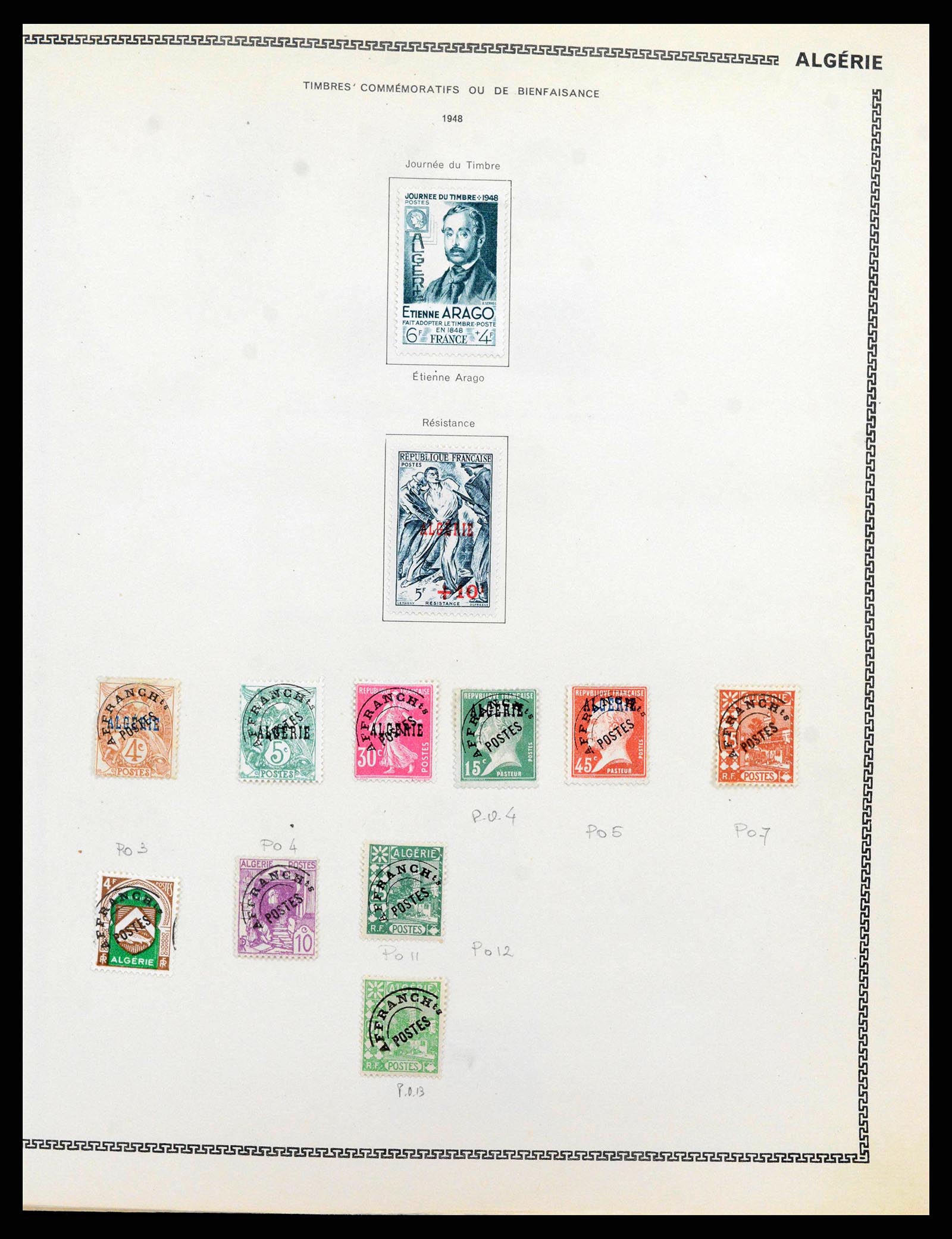 38142 0011 - Postzegelverzameling 38142 Franse koloniën 1888-1956.