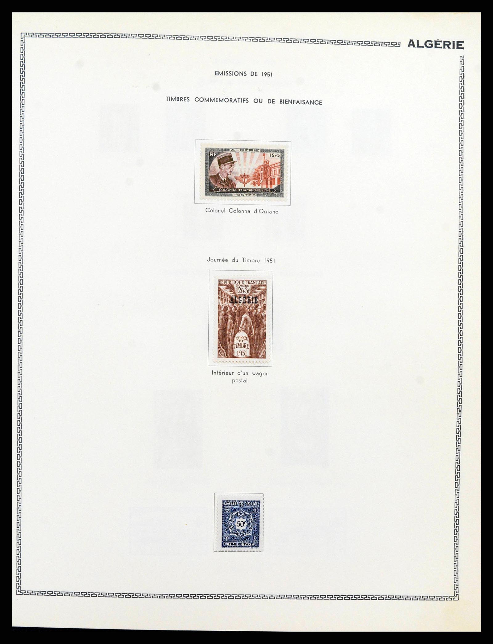 38142 0014 - Postzegelverzameling 38142 Franse koloniën 1888-1956.
