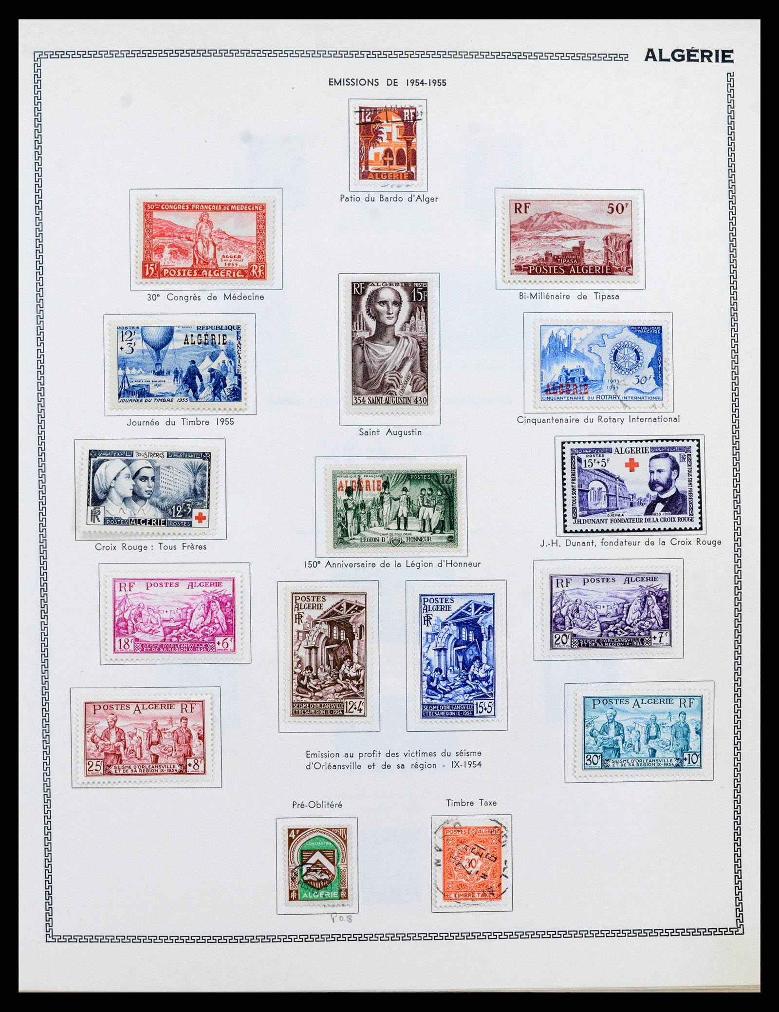 38142 0018 - Postzegelverzameling 38142 Franse koloniën 1888-1956.