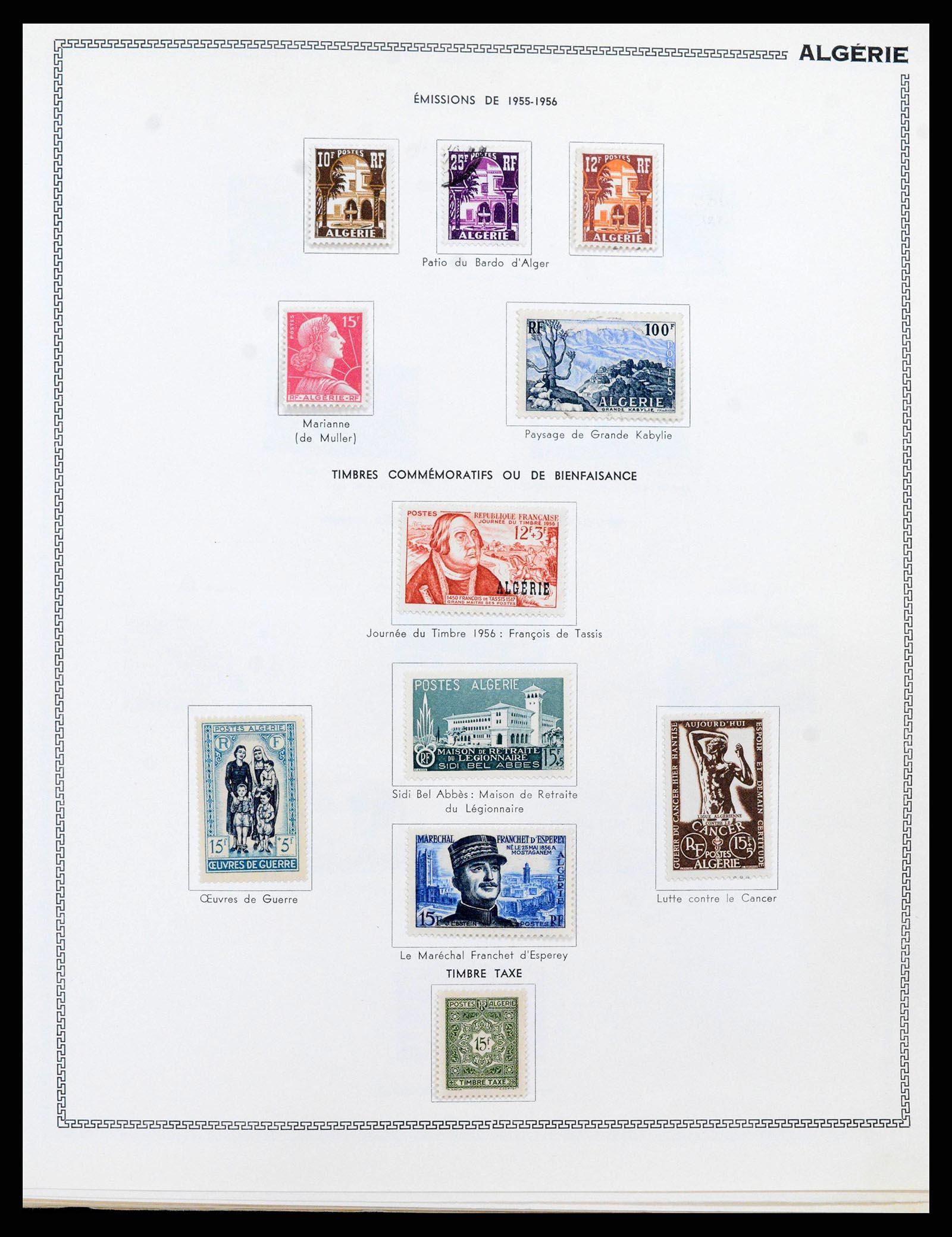 38142 0019 - Postzegelverzameling 38142 Franse koloniën 1888-1956.