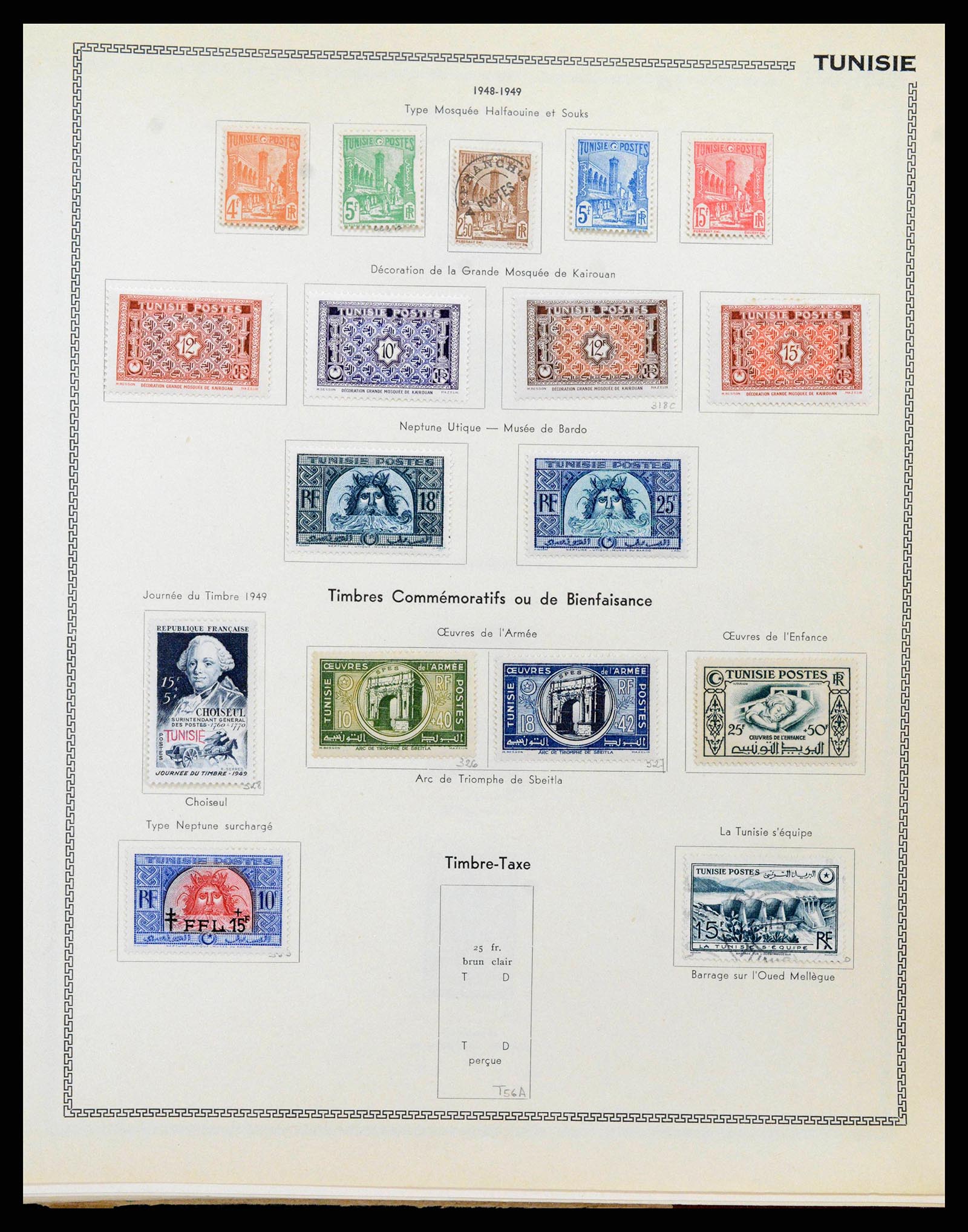 38142 0086 - Stamp collection 38142 French colonies 1888-1956.