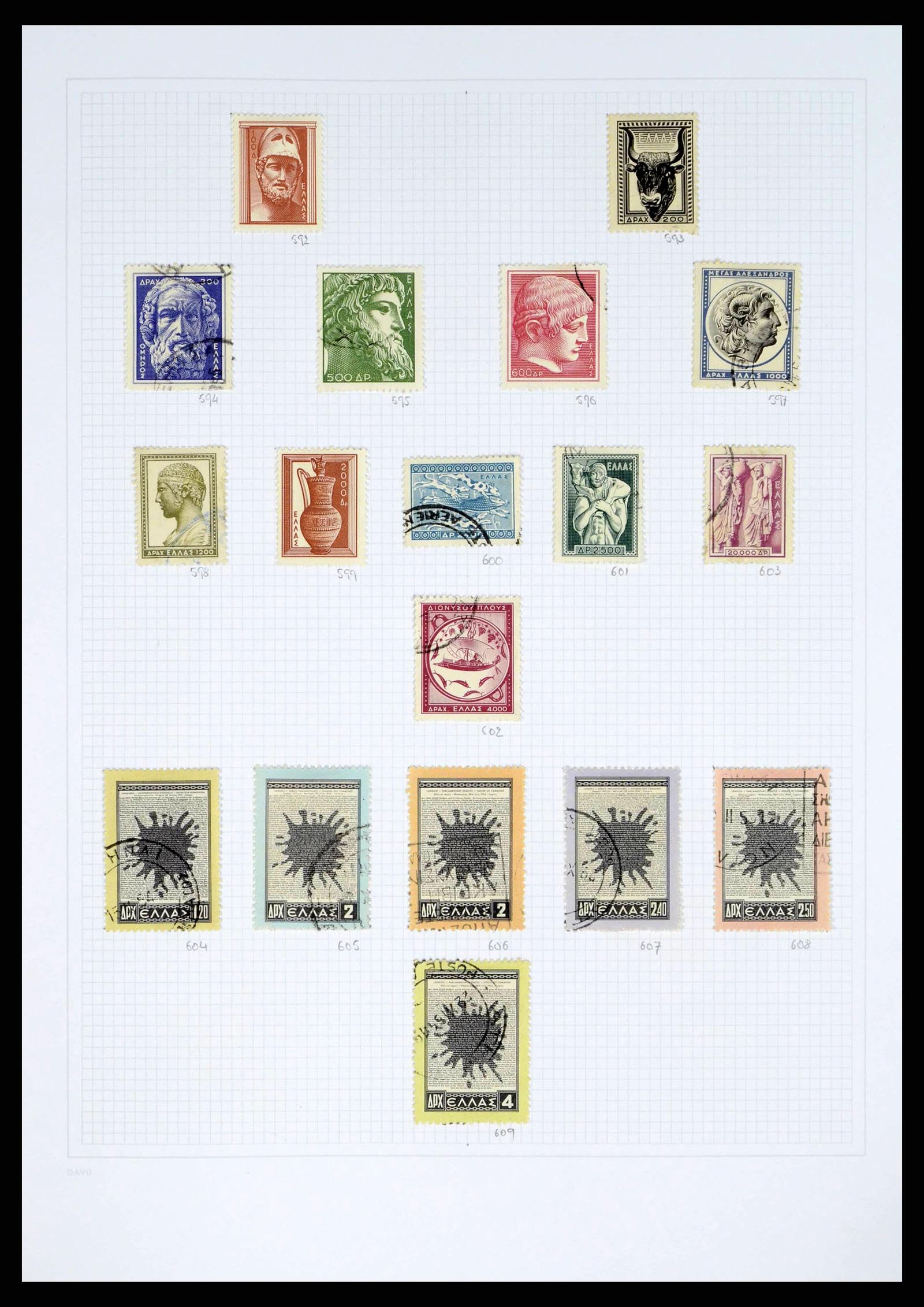 38144 0025 - Postzegelverzameling 38144 Griekenland 1865-2017.