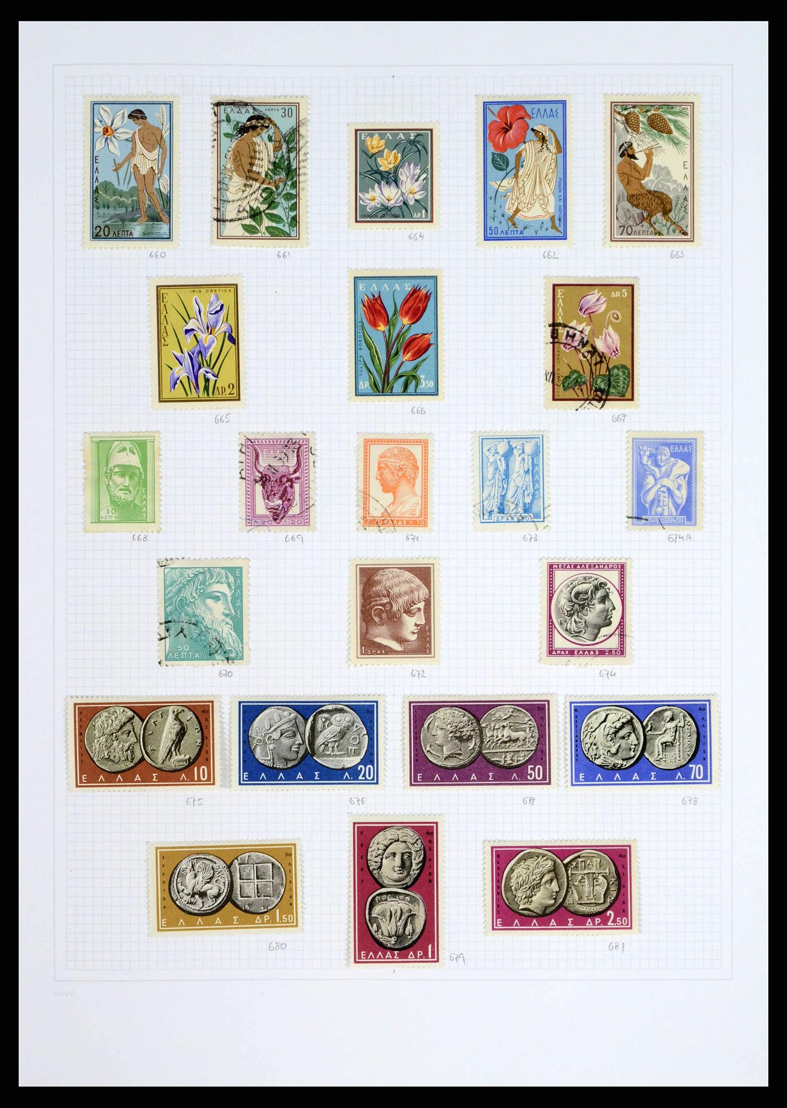 38144 0028 - Postzegelverzameling 38144 Griekenland 1865-2017.