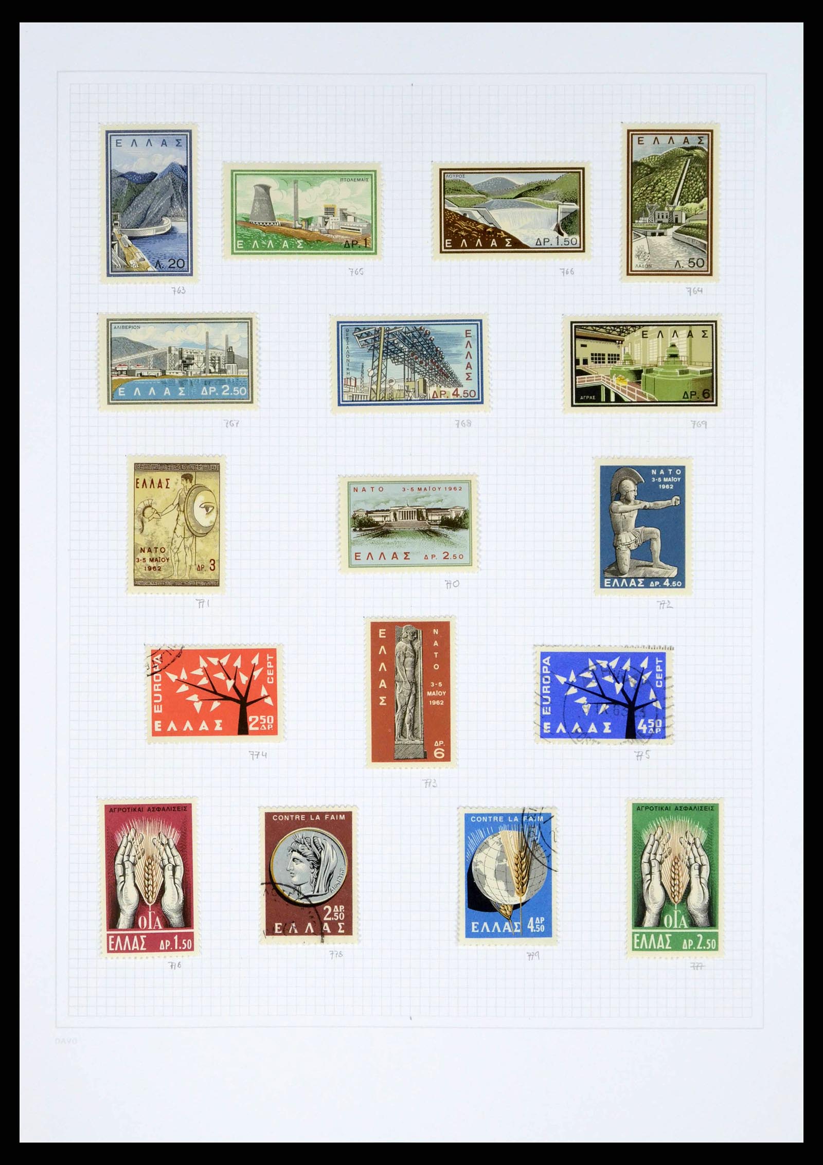 38144 0033 - Postzegelverzameling 38144 Griekenland 1865-2017.