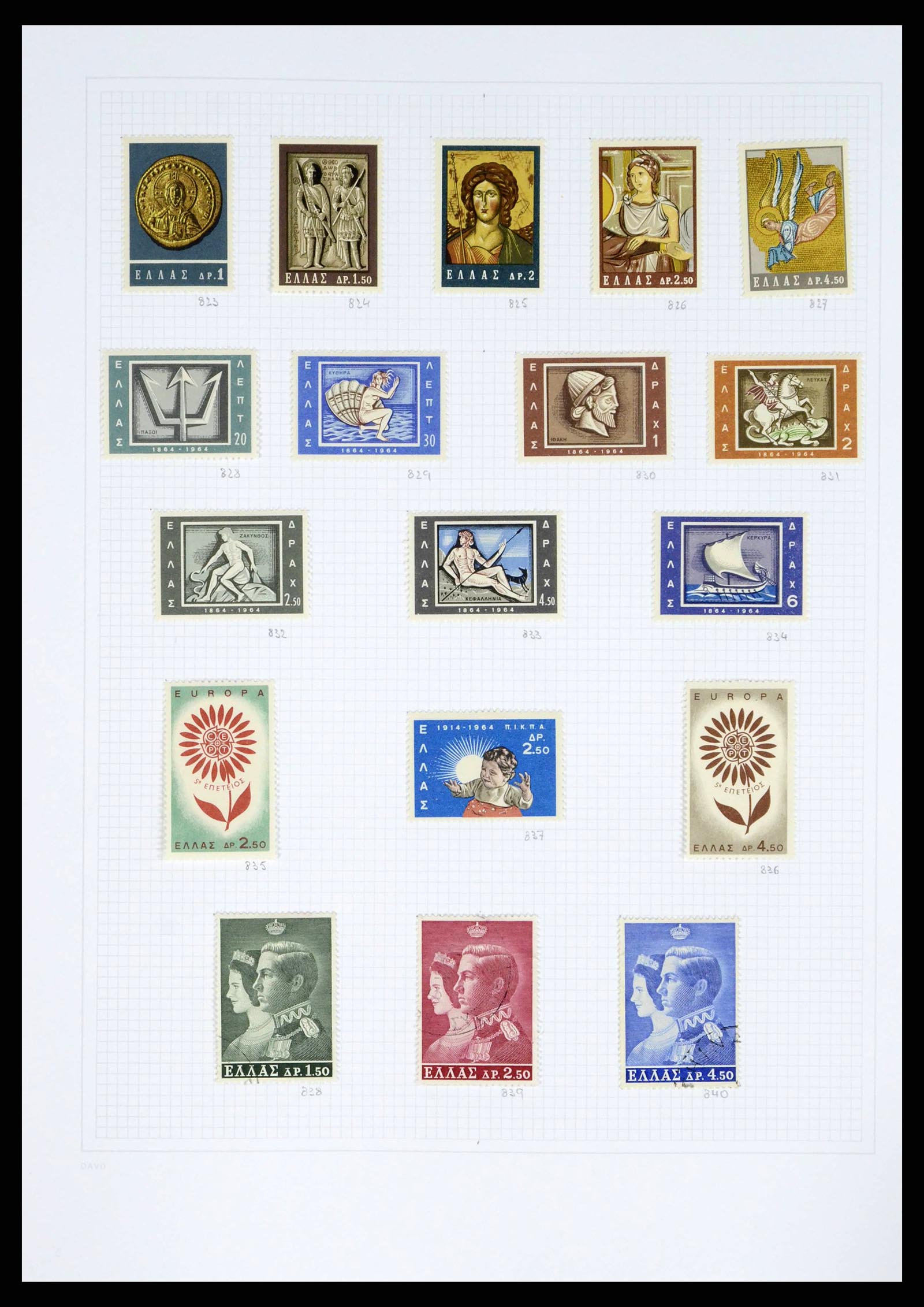 38144 0036 - Postzegelverzameling 38144 Griekenland 1865-2017.