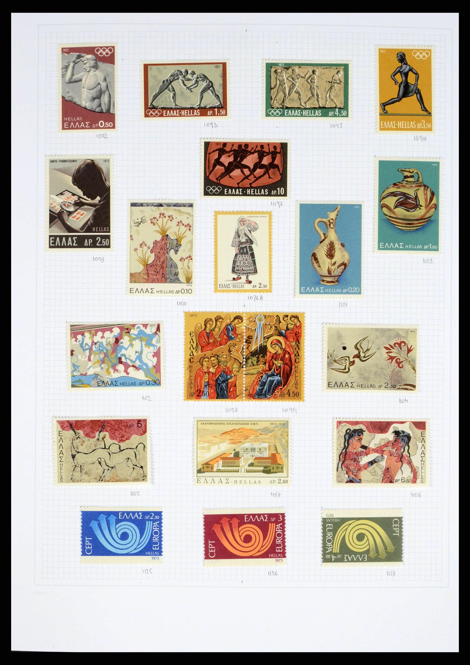 38144 0050 - Postzegelverzameling 38144 Griekenland 1865-2017.