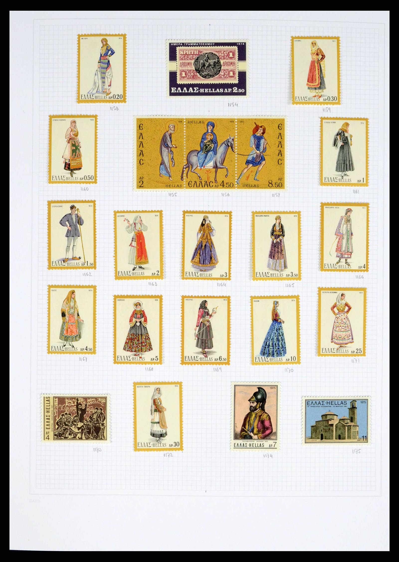 38144 0053 - Postzegelverzameling 38144 Griekenland 1865-2017.