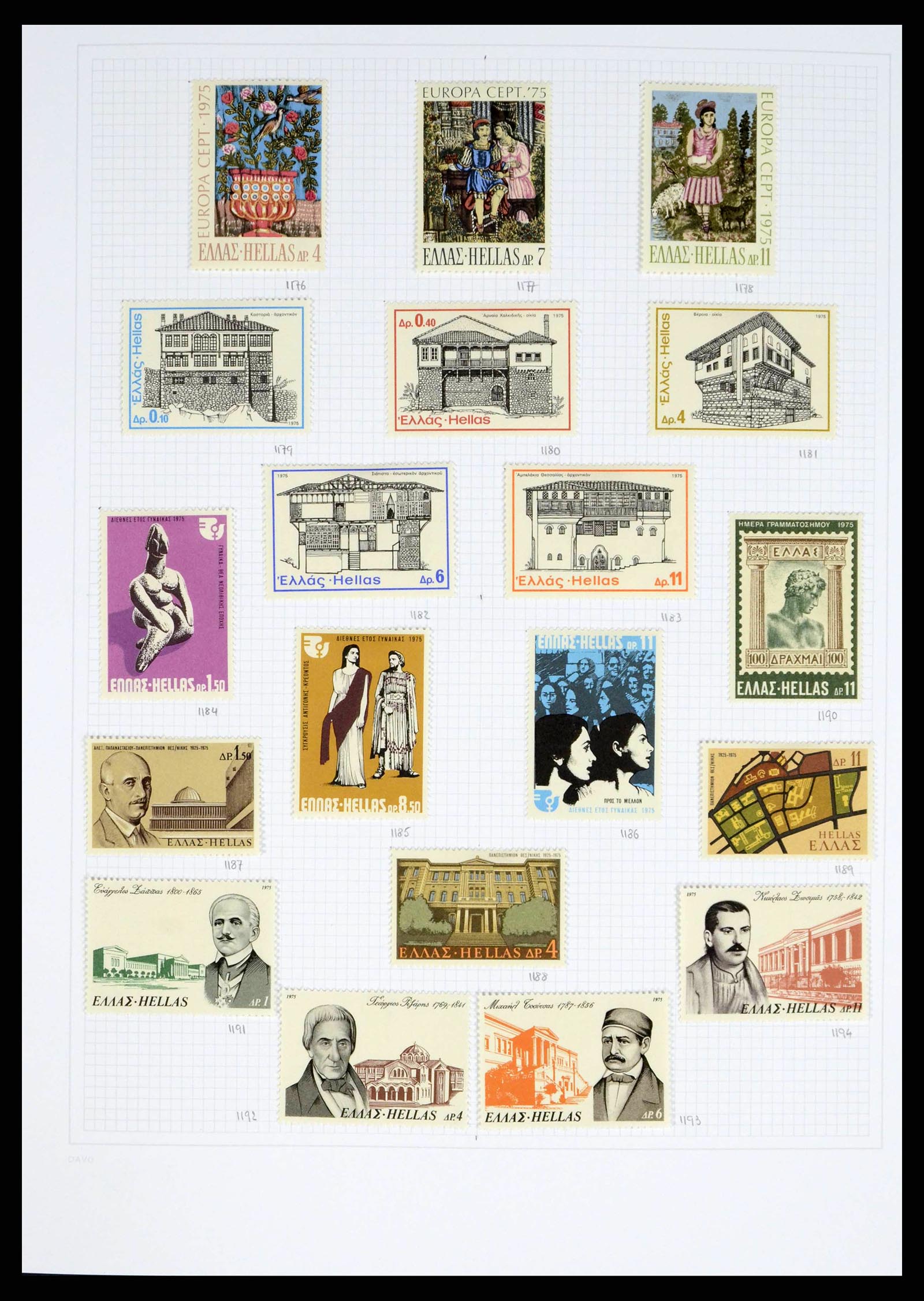 38144 0054 - Postzegelverzameling 38144 Griekenland 1865-2017.