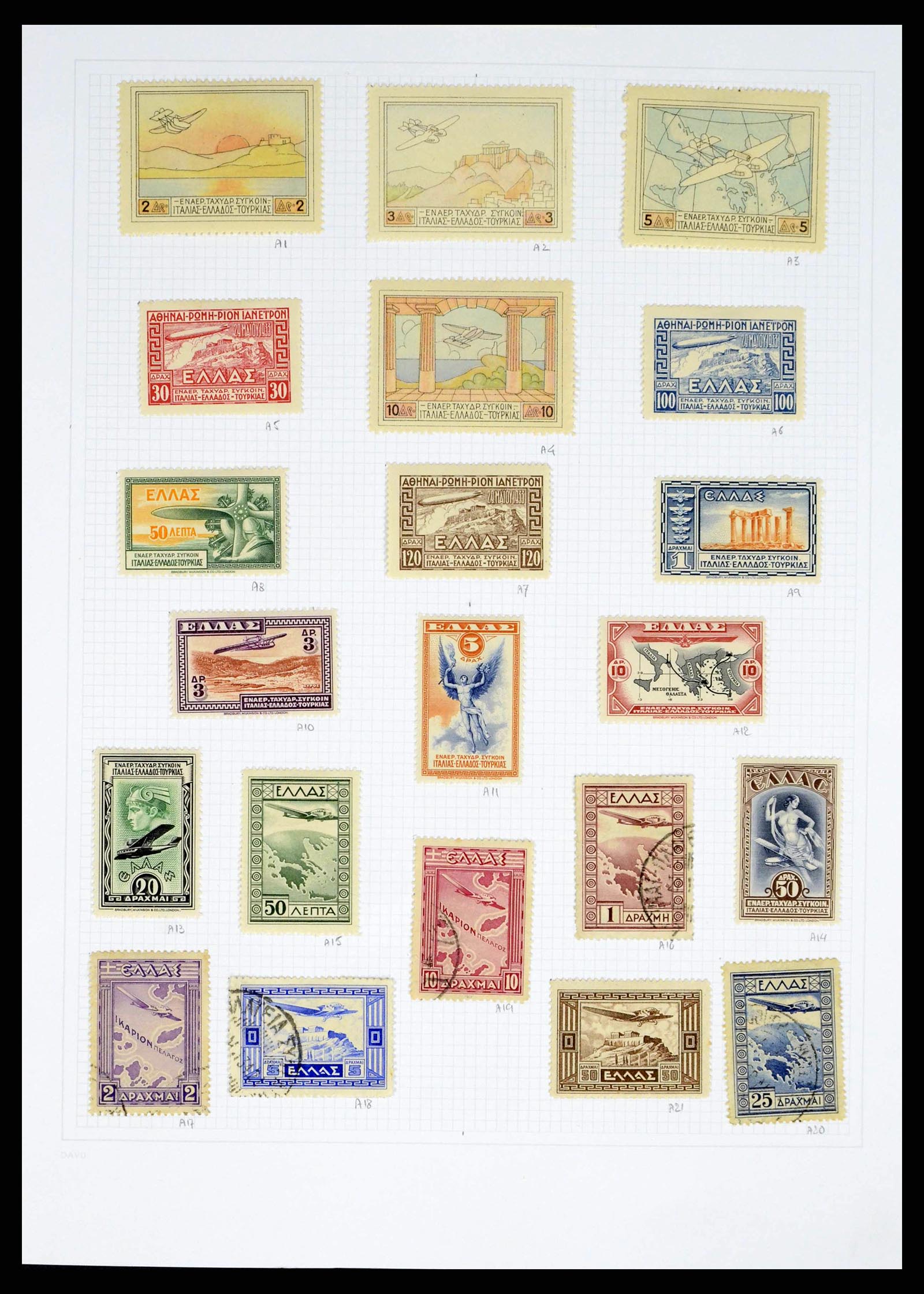 38144 0089 - Postzegelverzameling 38144 Griekenland 1865-2017.