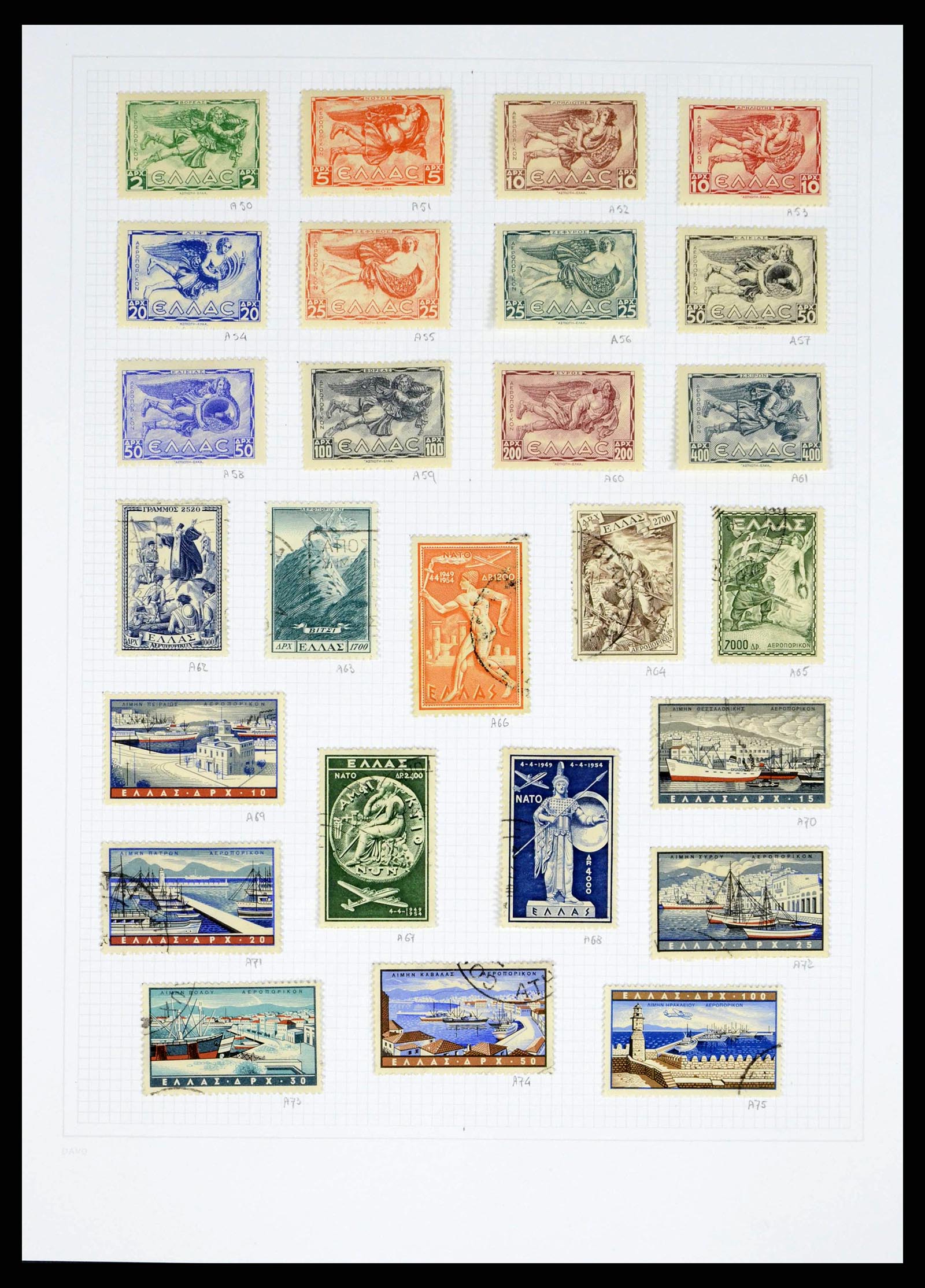 38144 0091 - Postzegelverzameling 38144 Griekenland 1865-2017.