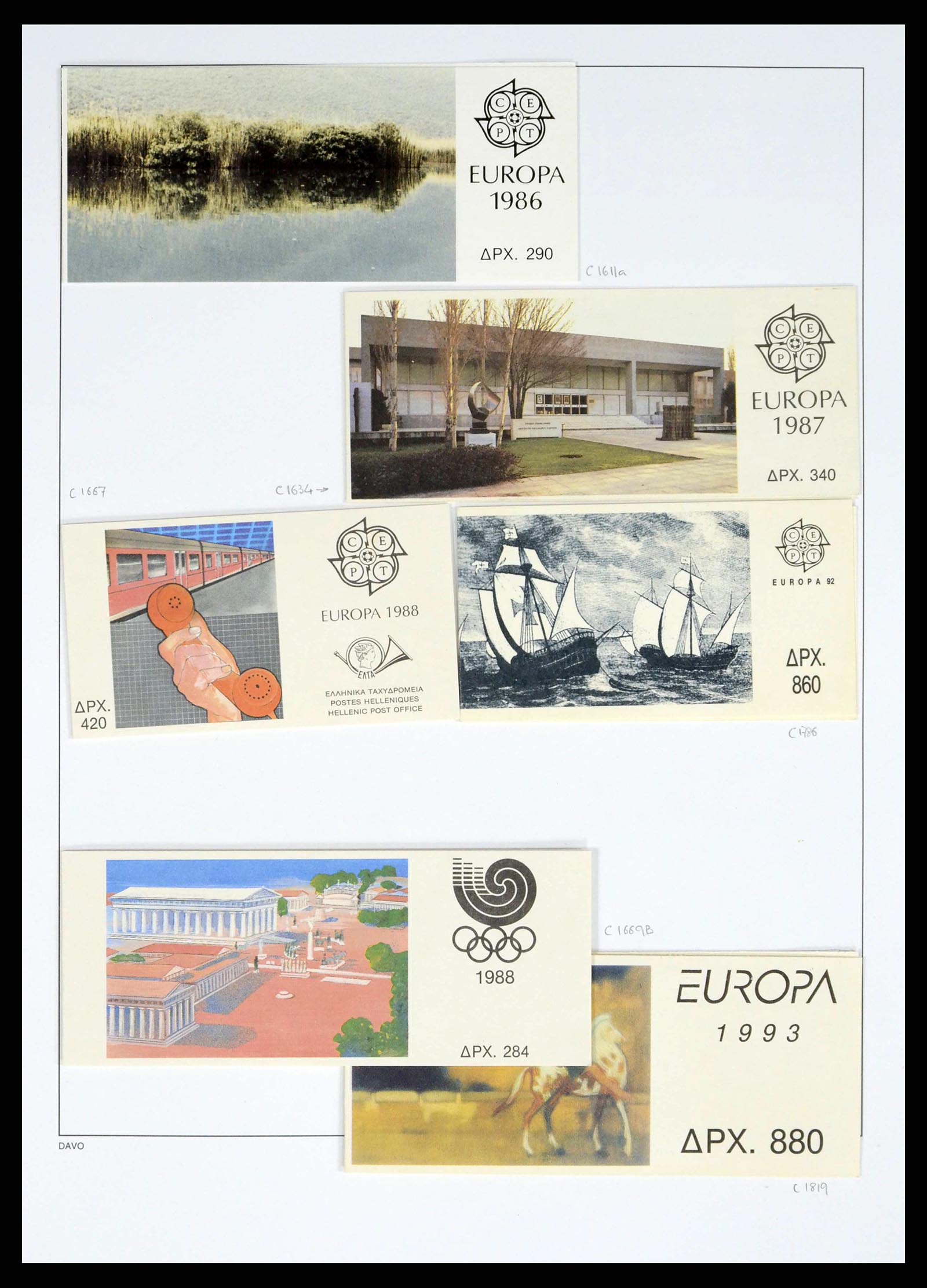 38144 0100 - Postzegelverzameling 38144 Griekenland 1865-2017.