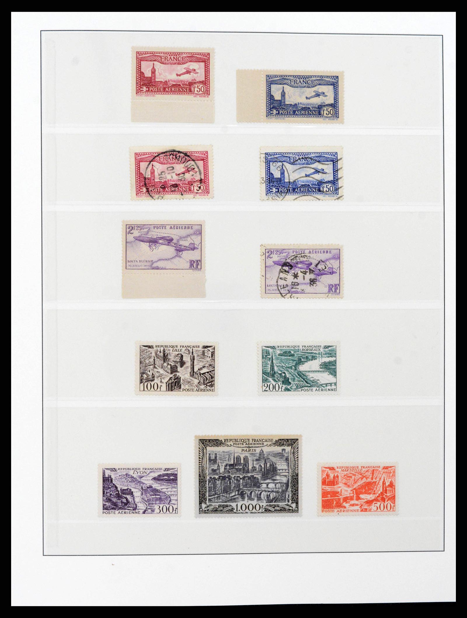 38145 0001 - Stamp collection 38145 France and colonies airmail 1930-2000.