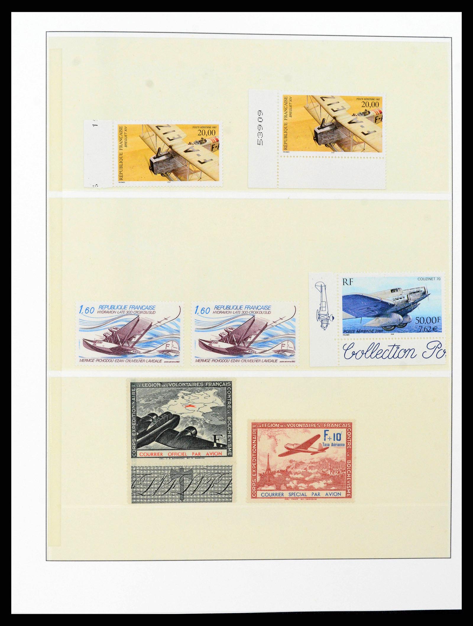 38145 0005 - Stamp collection 38145 France and colonies airmail 1930-2000.