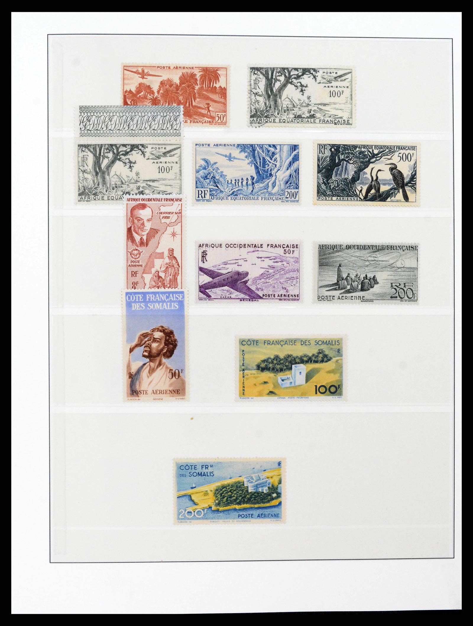 38145 0006 - Stamp collection 38145 France and colonies airmail 1930-2000.
