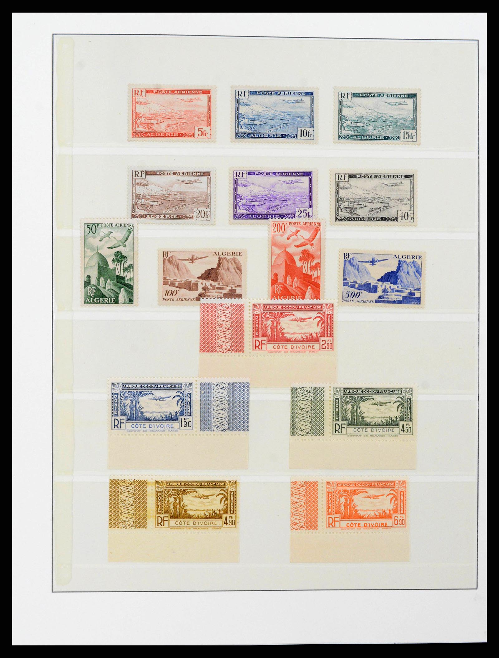 38145 0007 - Stamp collection 38145 France and colonies airmail 1930-2000.