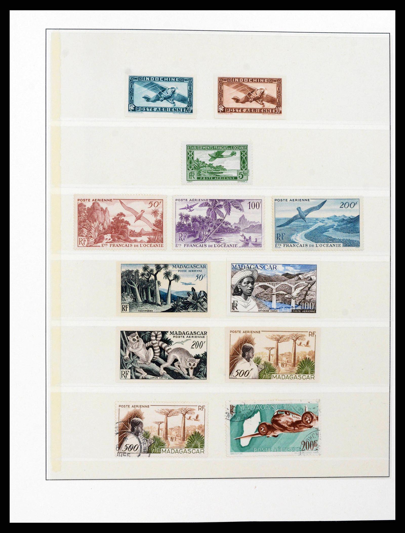 38145 0010 - Stamp collection 38145 France and colonies airmail 1930-2000.