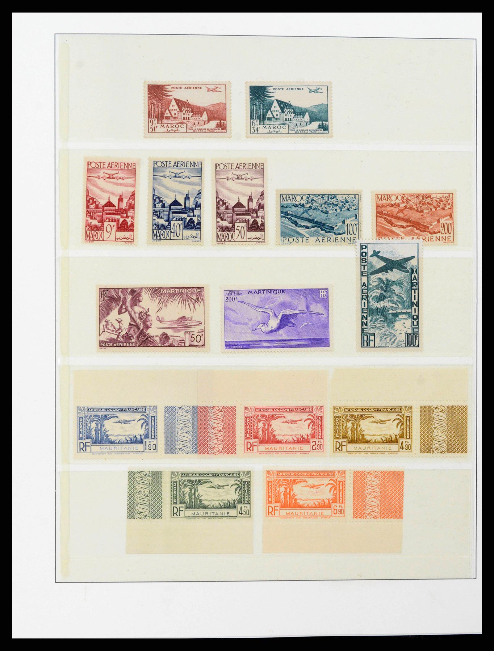 38145 0011 - Stamp collection 38145 France and colonies airmail 1930-2000.