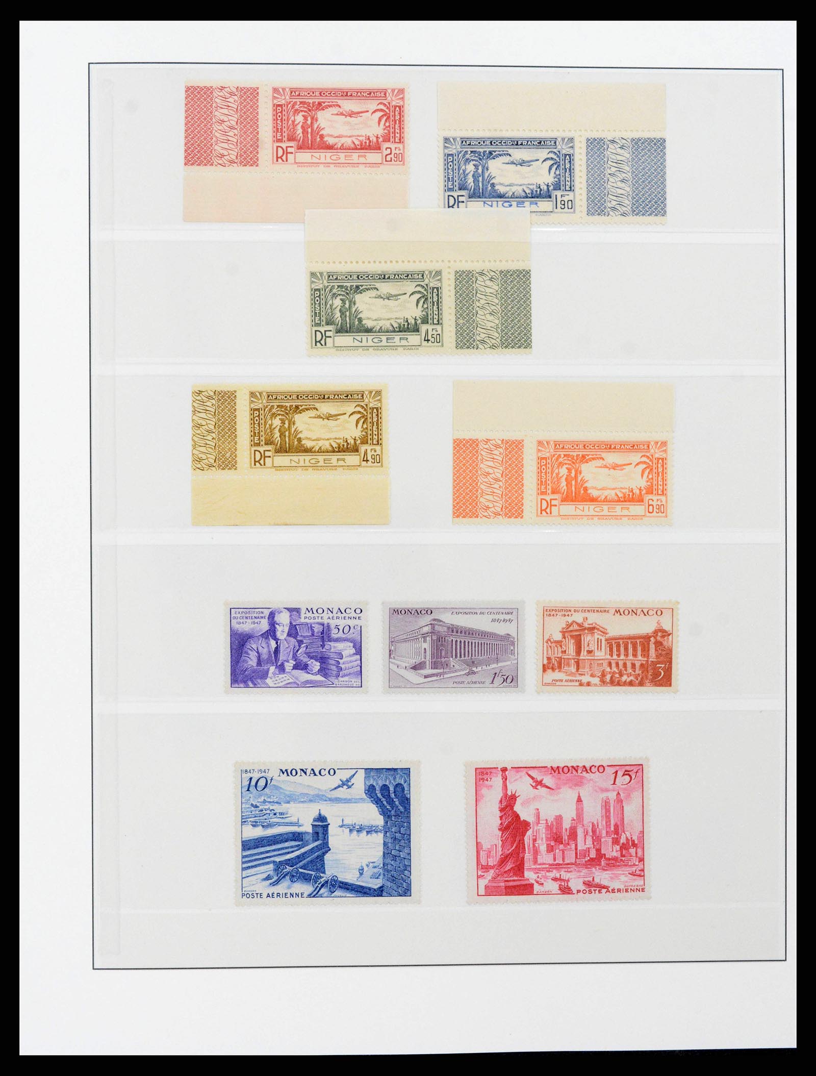 38145 0012 - Stamp collection 38145 France and colonies airmail 1930-2000.