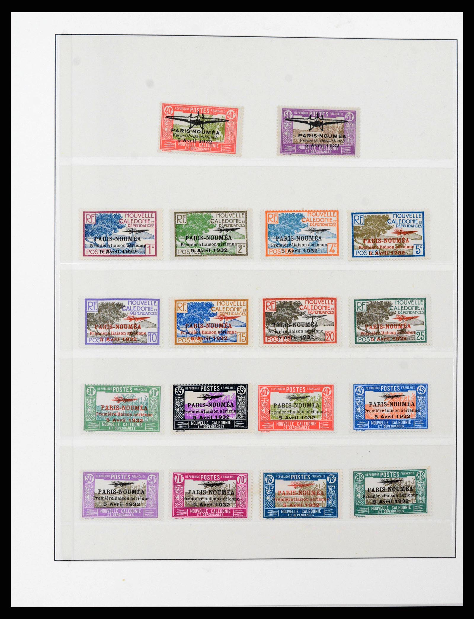 38145 0013 - Stamp collection 38145 France and colonies airmail 1930-2000.
