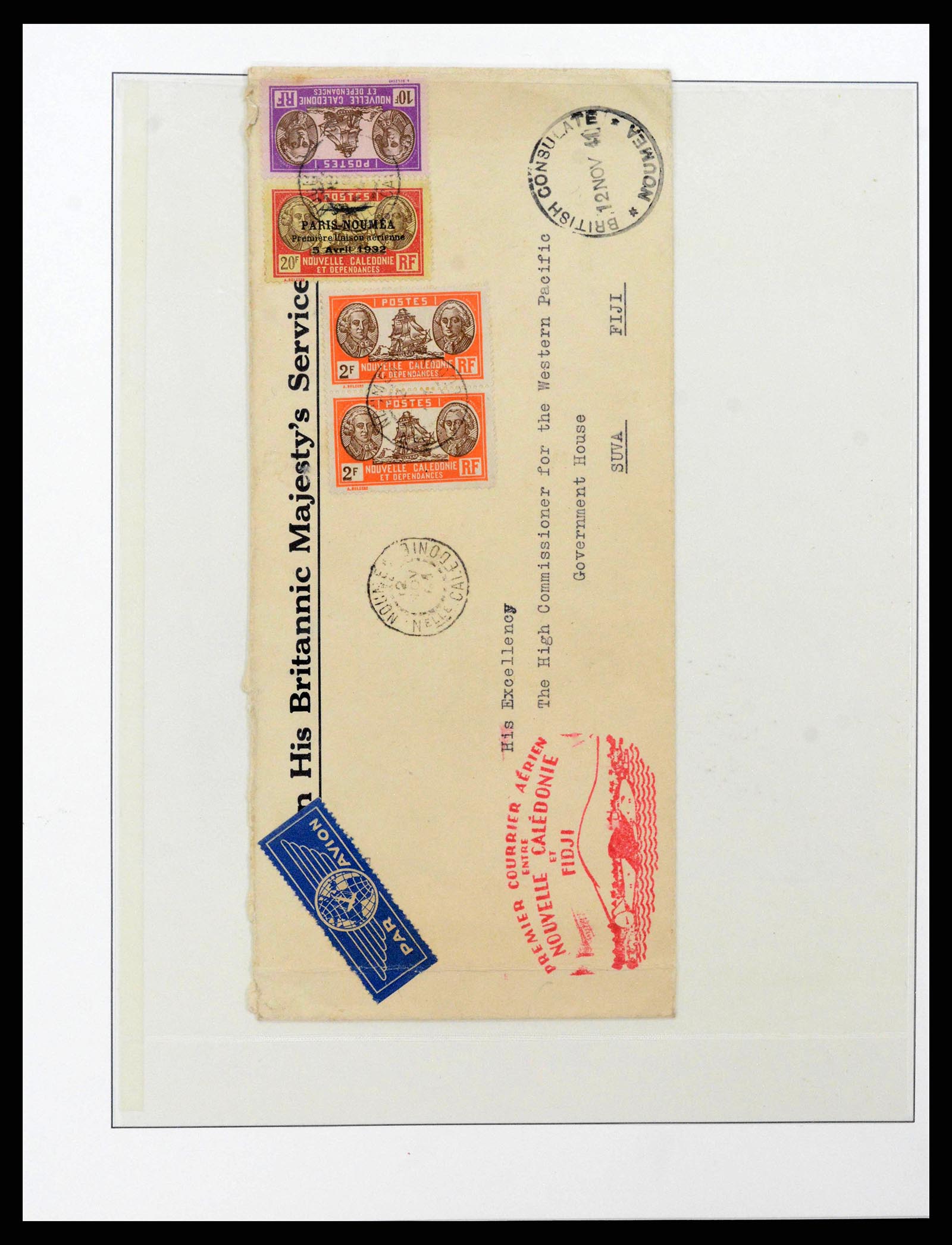 38145 0015 - Stamp collection 38145 France and colonies airmail 1930-2000.