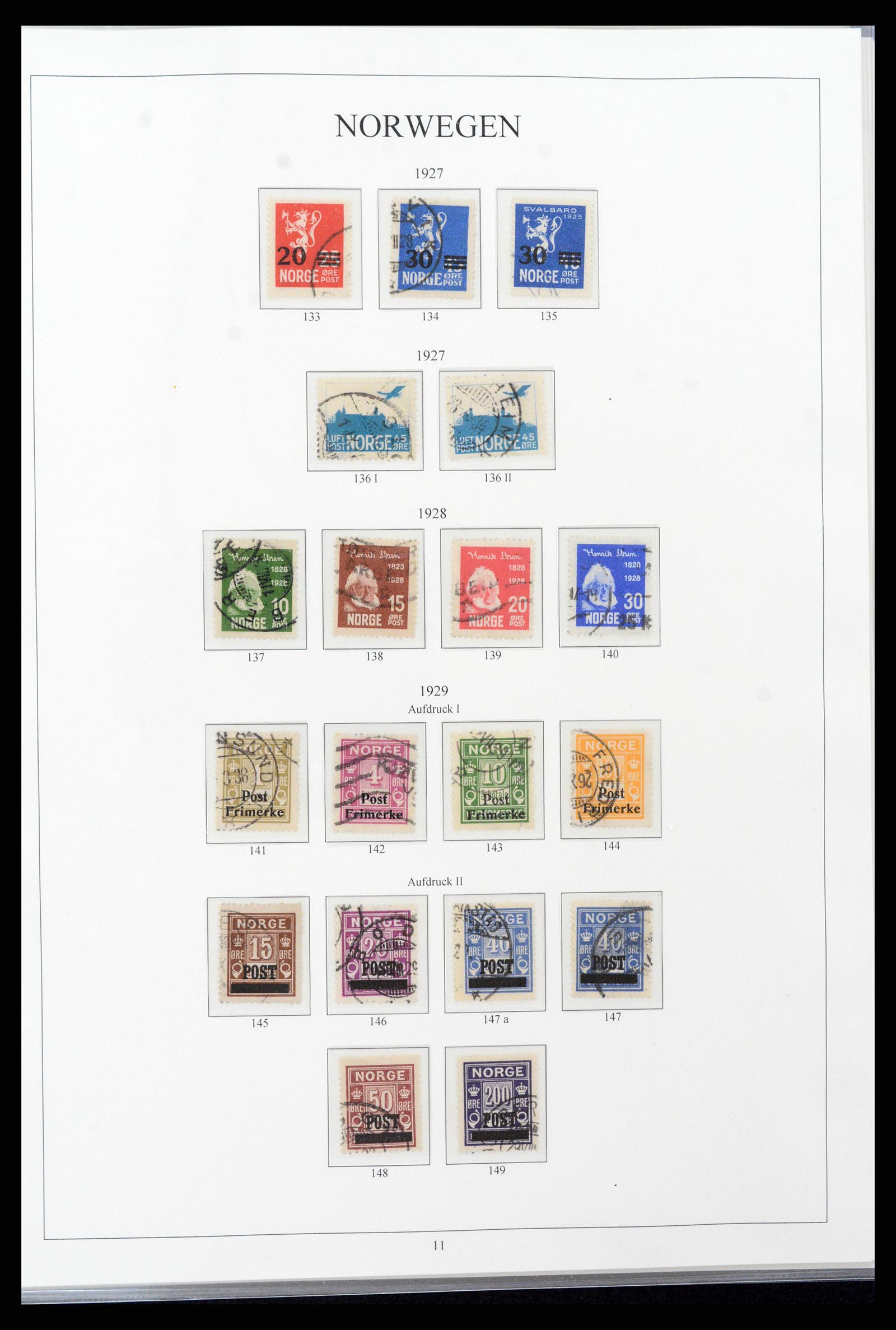 38148 0012 - Stamp collection 38148 Norway 1855-1980.