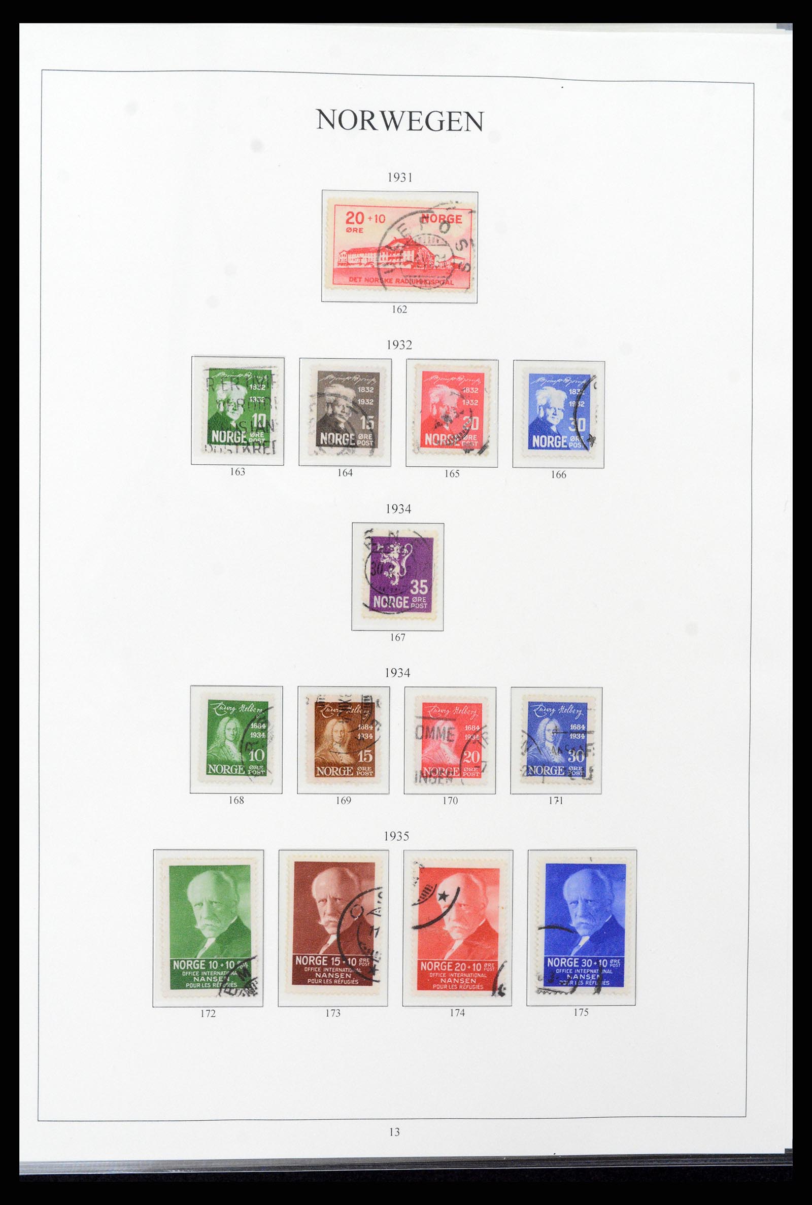 38148 0014 - Stamp collection 38148 Norway 1855-1980.