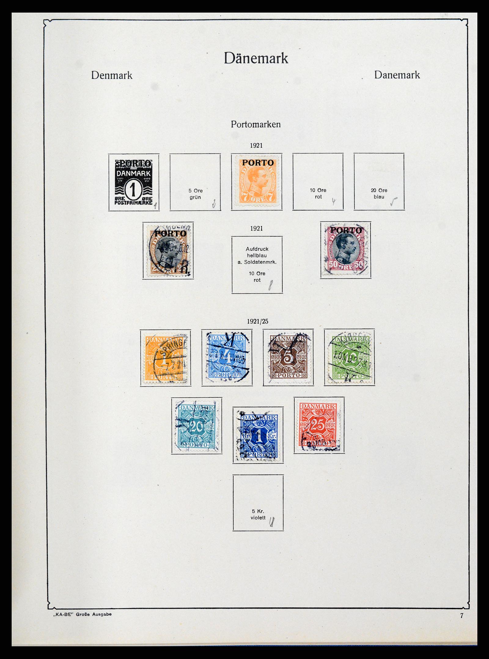 38149 0006 - Postzegelverzameling 38149 Denemarken 1853-1973.