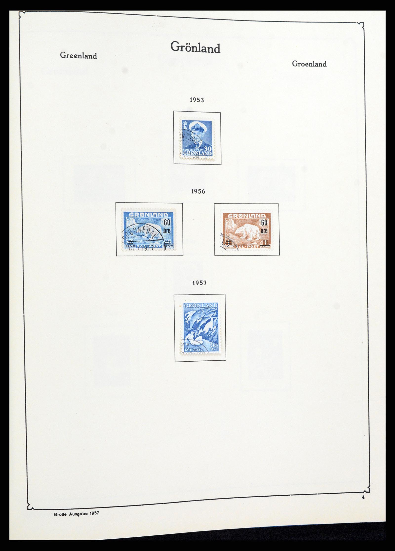 38149 0056 - Postzegelverzameling 38149 Denemarken 1853-1973.