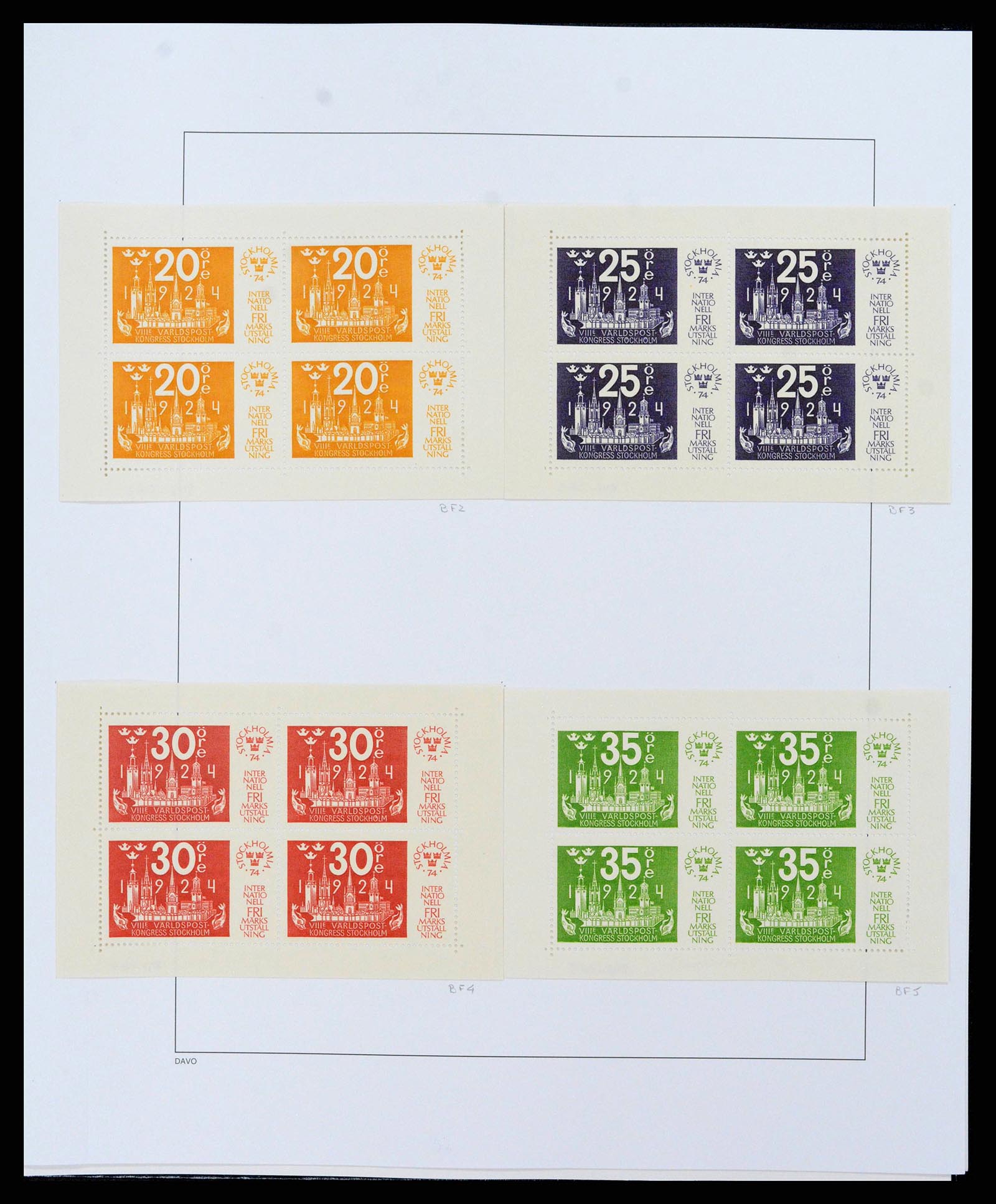 38151 0072 - Stamp collection 38151 Sweden 1855-2016.