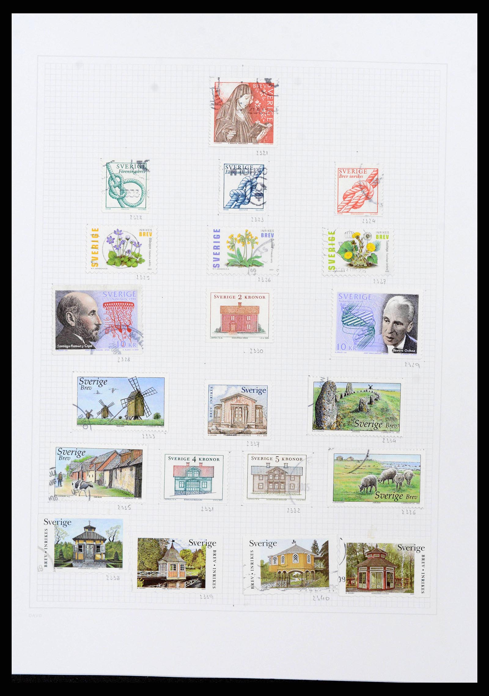 38151 0165 - Postzegelverzameling 38151 Zweden 1855-2016.