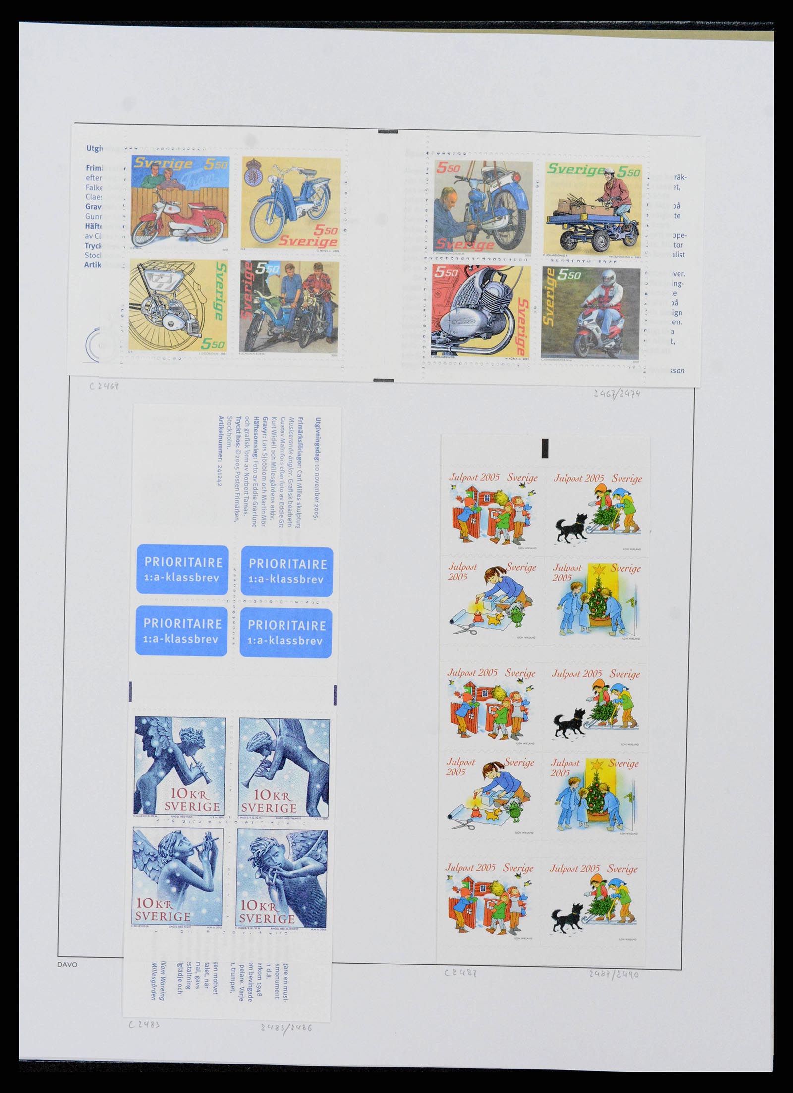 38151 0177 - Postzegelverzameling 38151 Zweden 1855-2016.