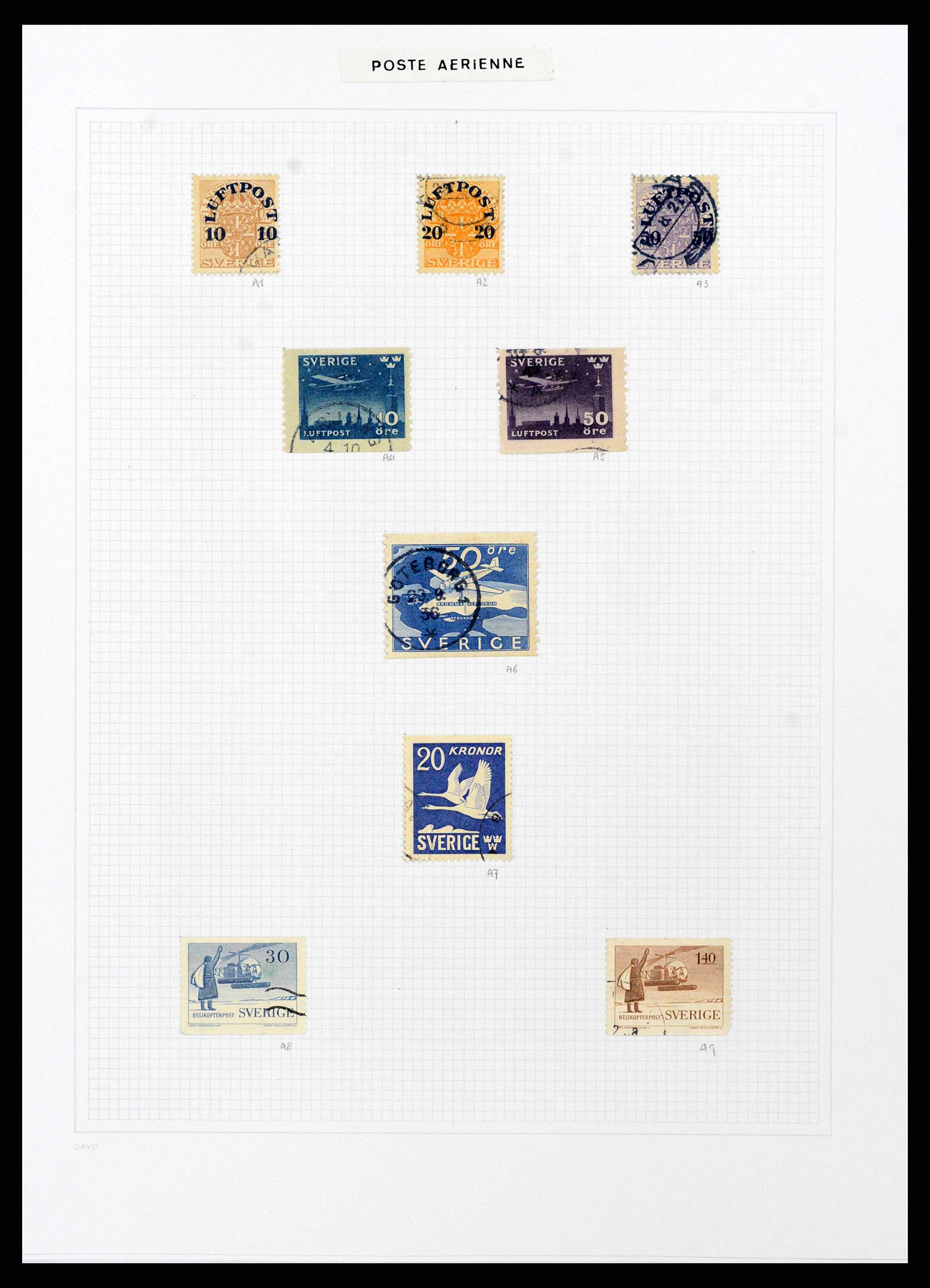 38151 0178 - Postzegelverzameling 38151 Zweden 1855-2016.