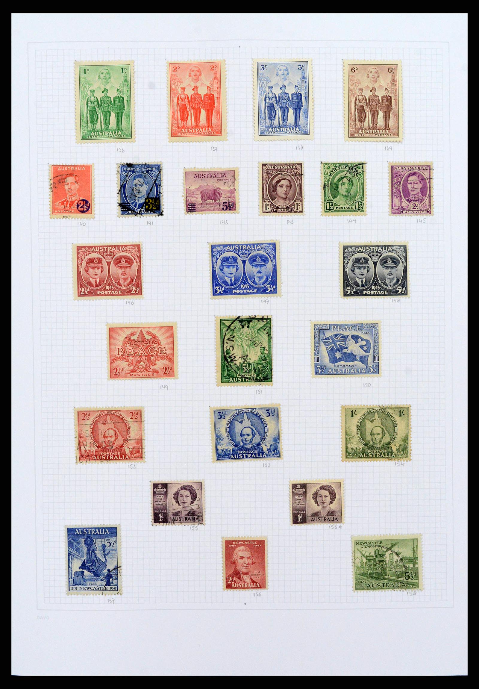 38152 0006 - Stamp collection 38152 Australia 1913-2017.