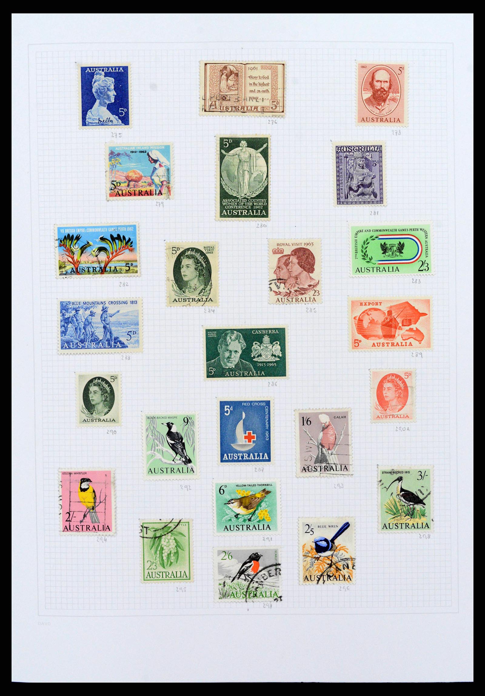 38152 0012 - Postzegelverzameling 38152 Australië 1913-2017.