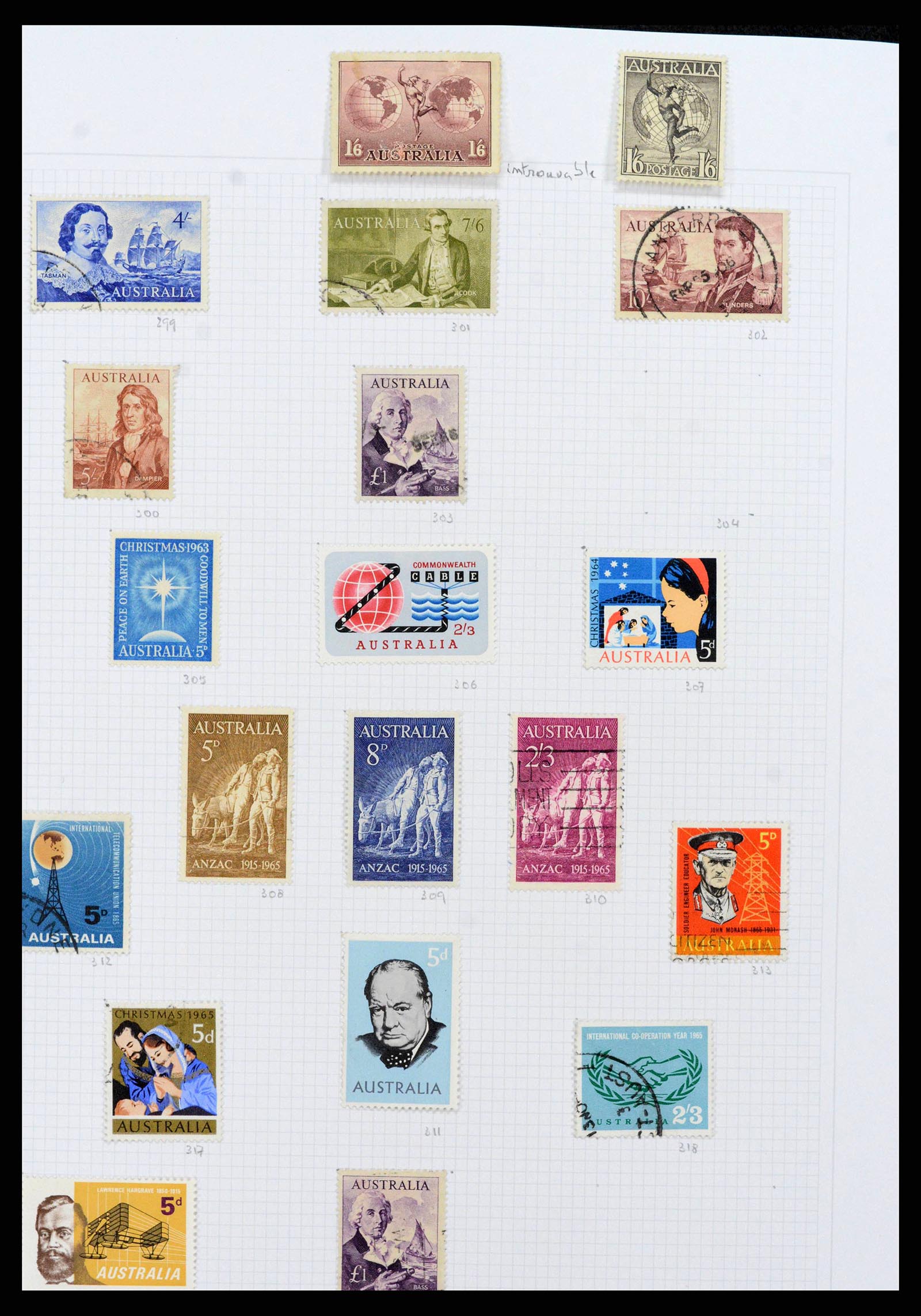 38152 0013 - Postzegelverzameling 38152 Australië 1913-2017.