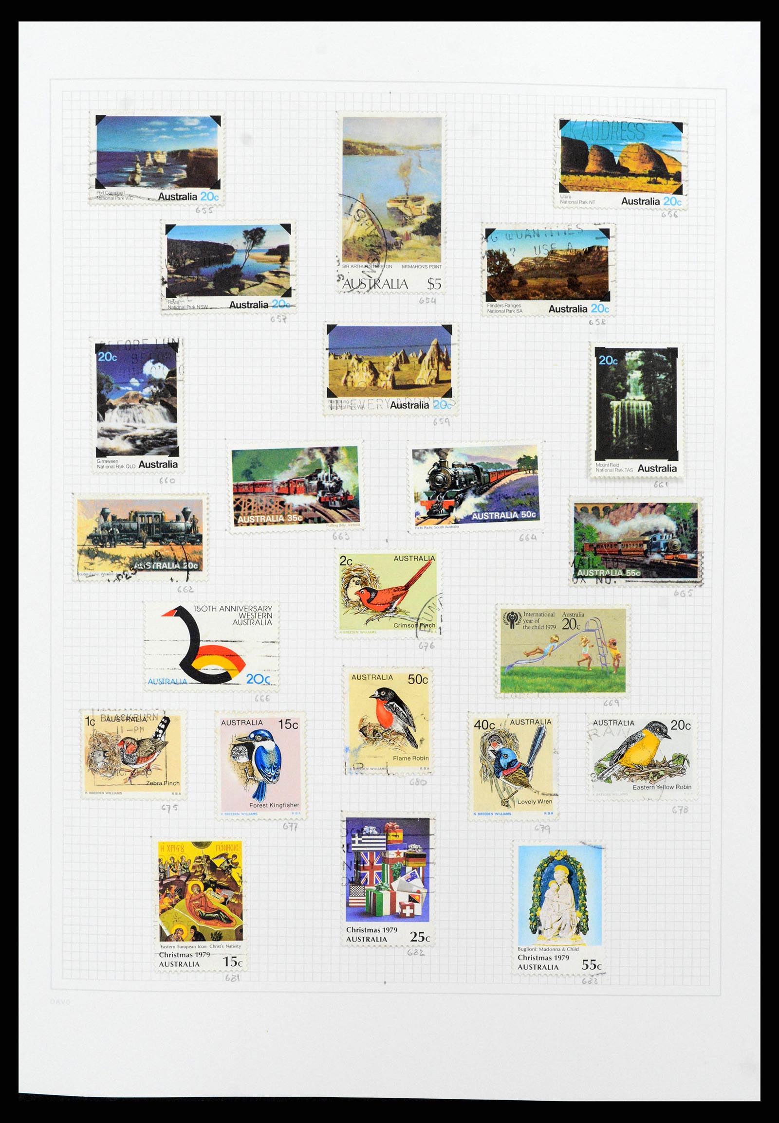 38152 0027 - Stamp collection 38152 Australia 1913-2017.
