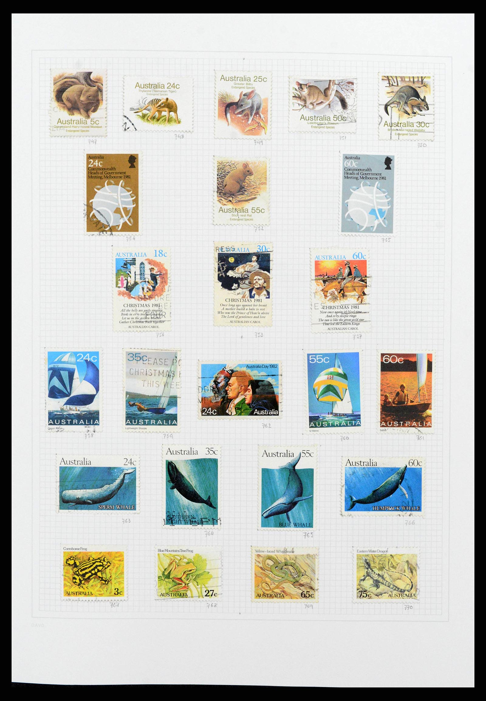 38152 0031 - Stamp collection 38152 Australia 1913-2017.