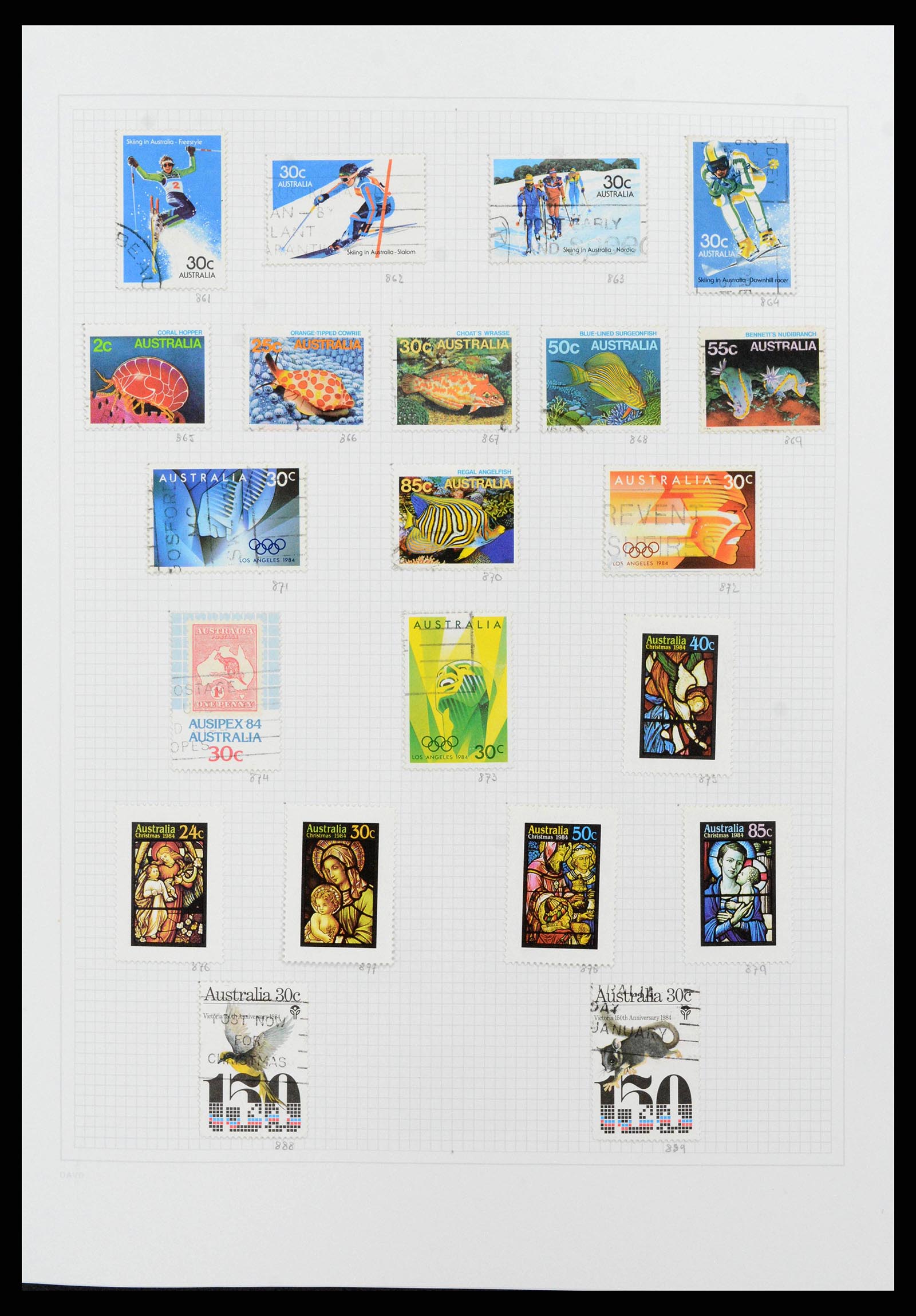 38152 0036 - Stamp collection 38152 Australia 1913-2017.