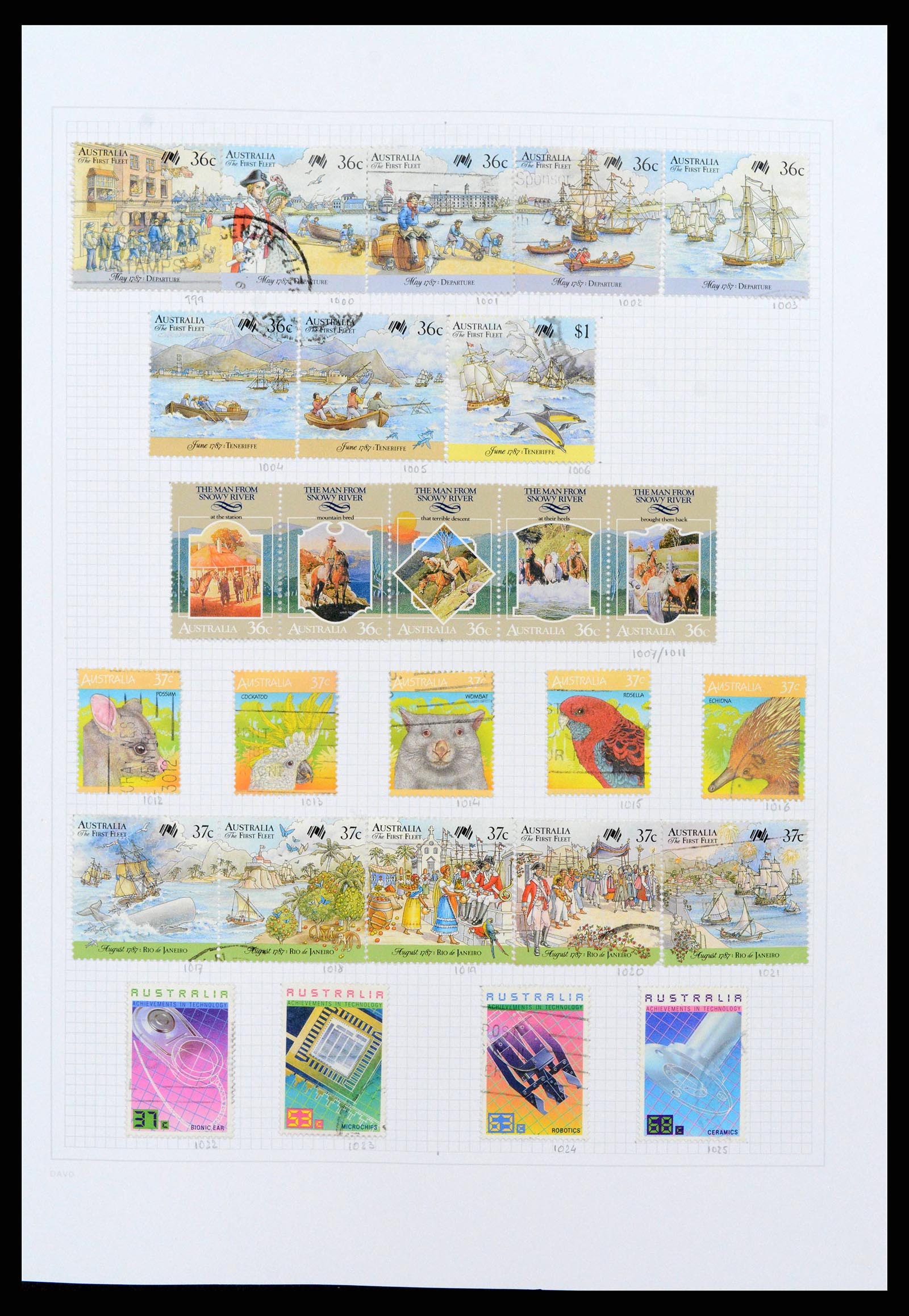 38152 0042 - Stamp collection 38152 Australia 1913-2017.
