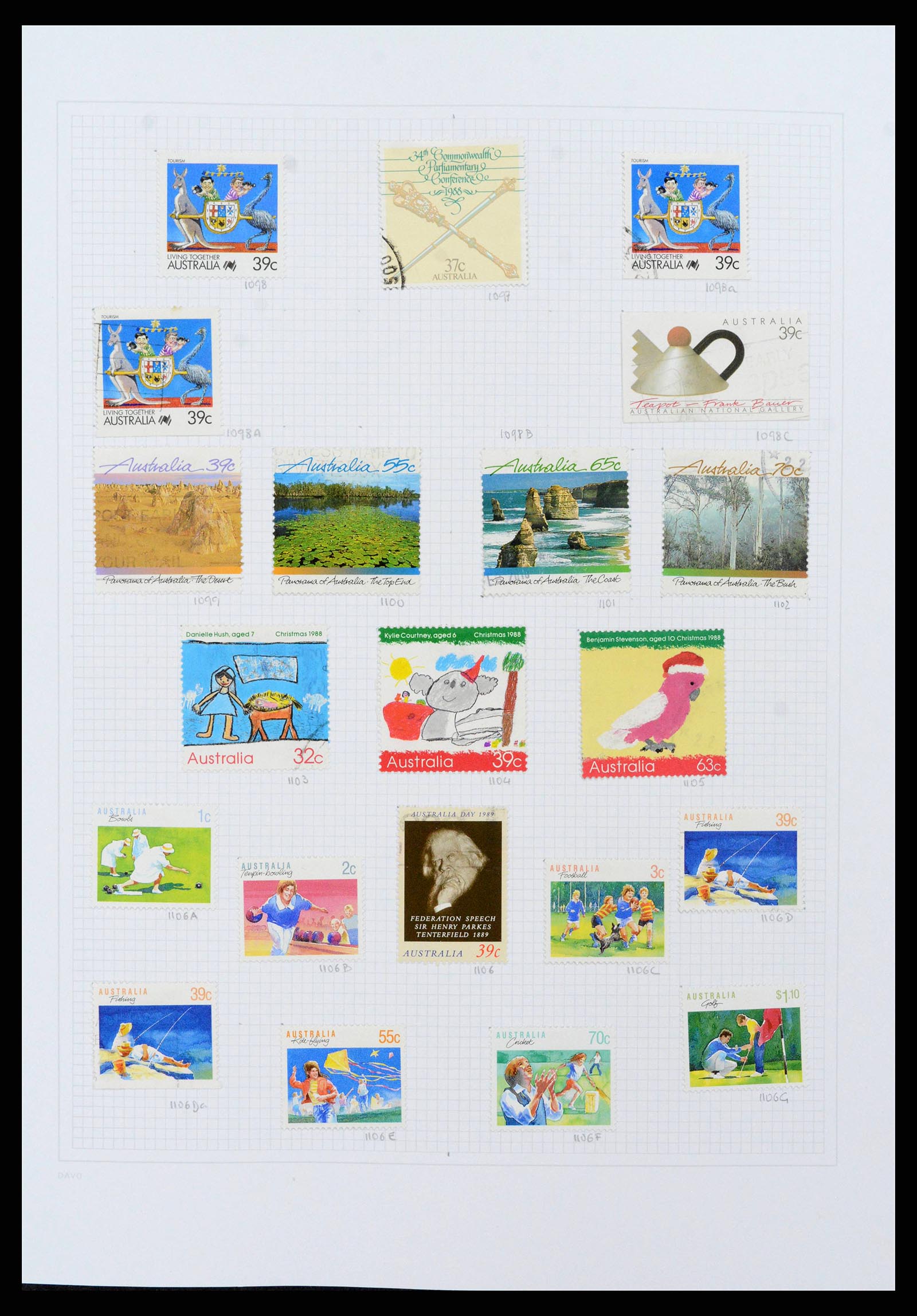 38152 0046 - Stamp collection 38152 Australia 1913-2017.
