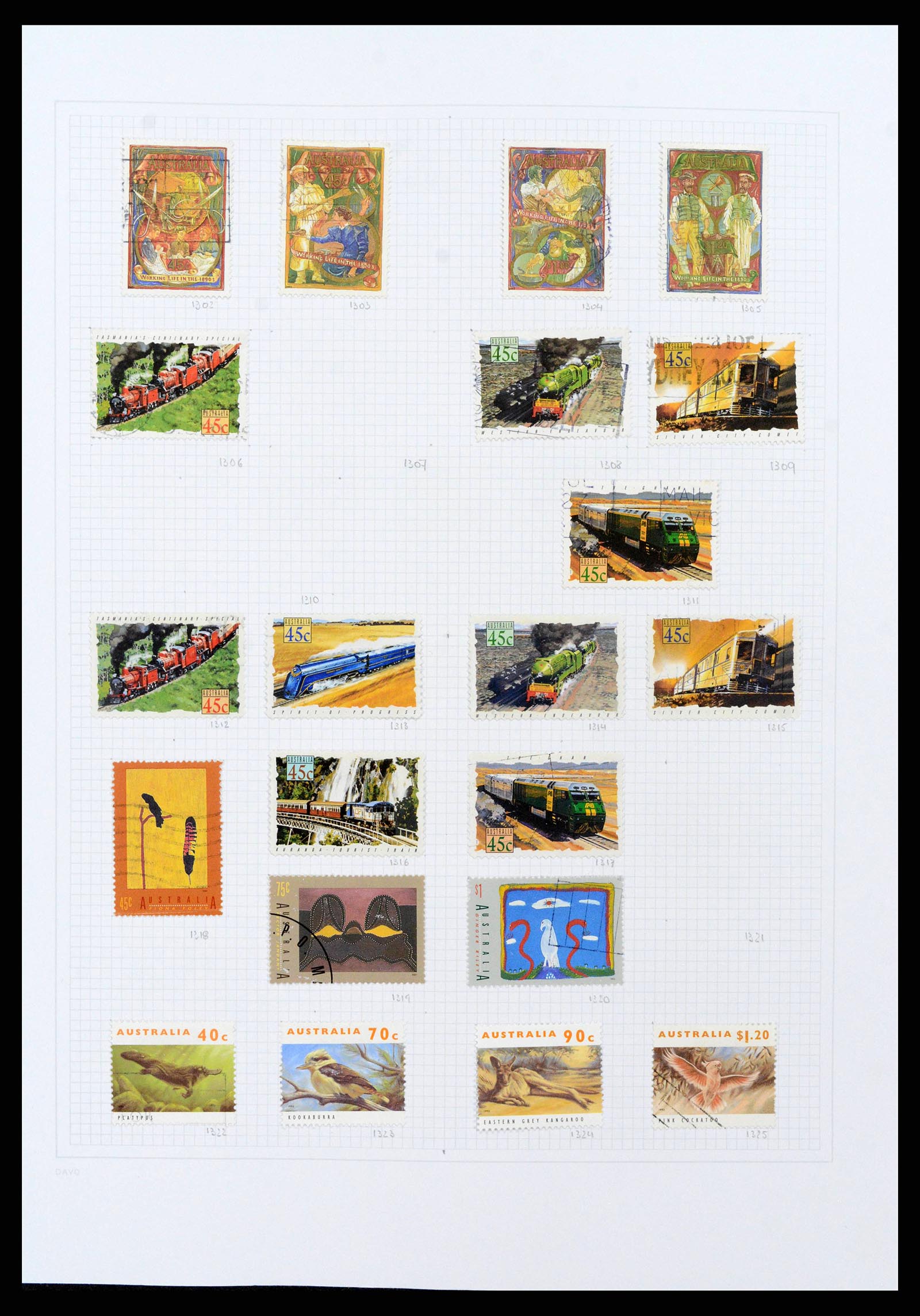 38152 0056 - Stamp collection 38152 Australia 1913-2017.