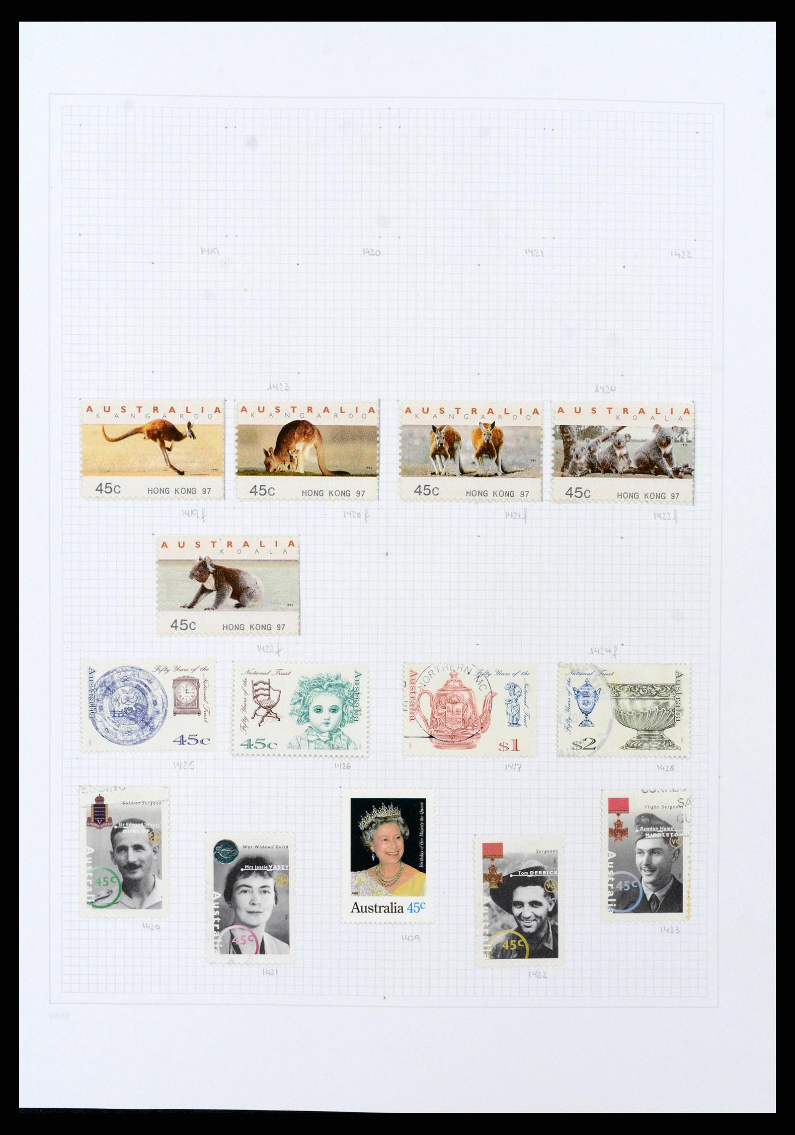38152 0061 - Stamp collection 38152 Australia 1913-2017.