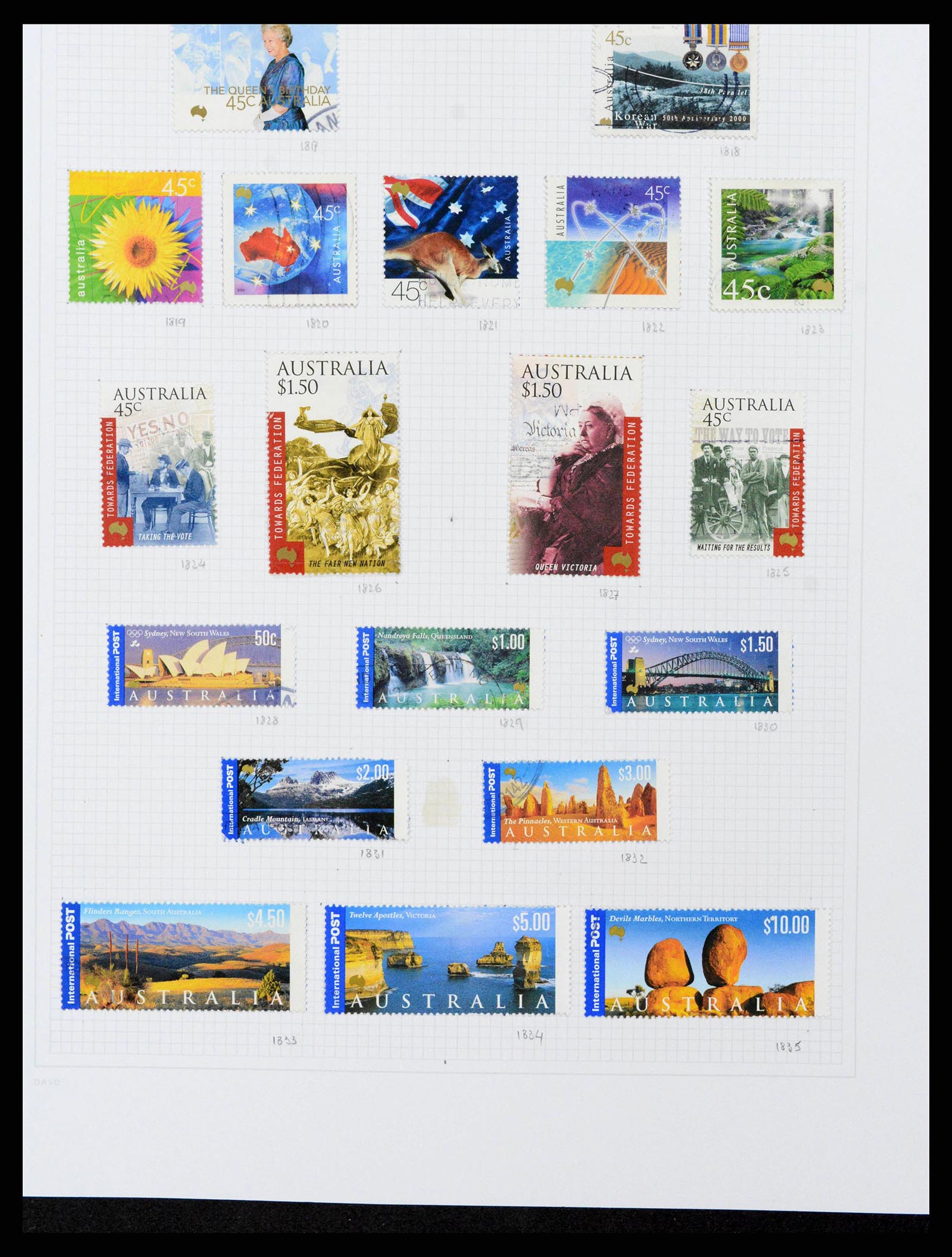 38152 0082 - Stamp collection 38152 Australia 1913-2017.