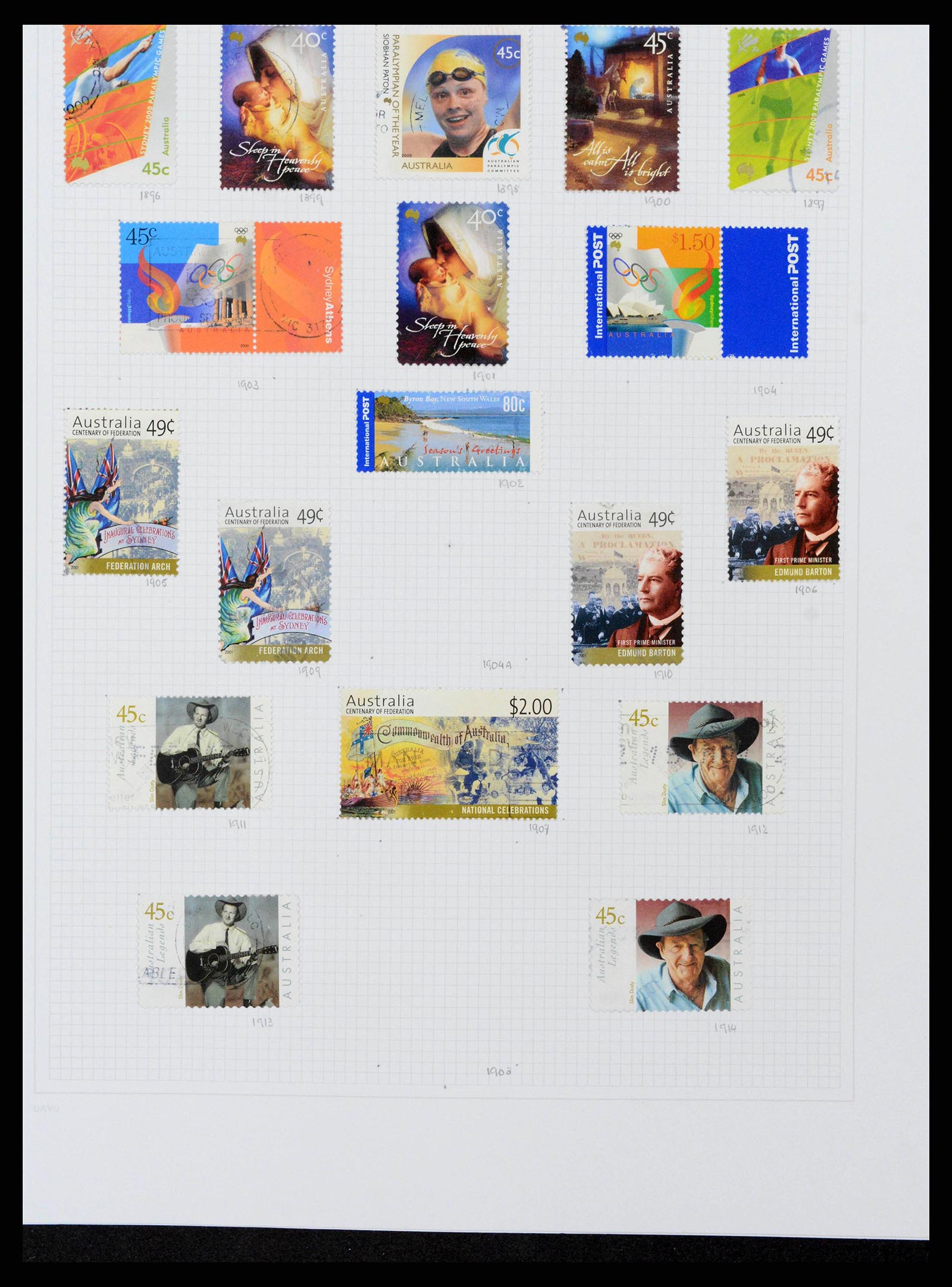 38152 0086 - Stamp collection 38152 Australia 1913-2017.