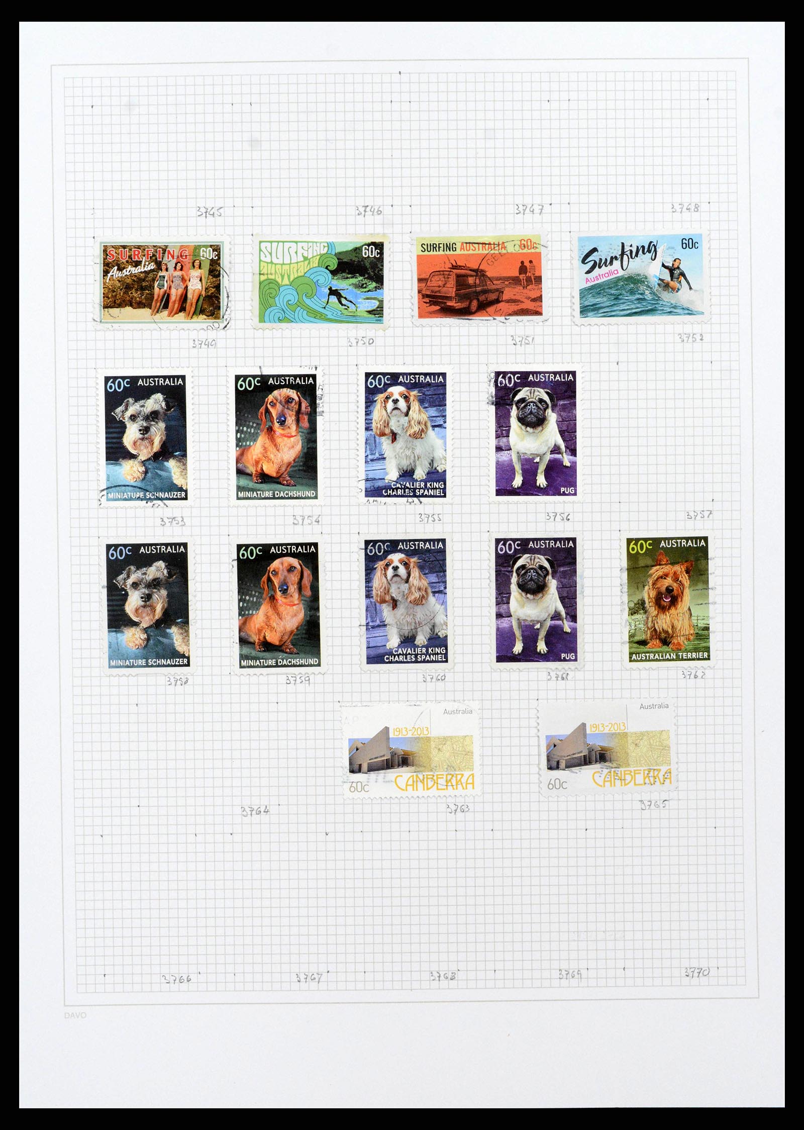 38152 0193 - Stamp collection 38152 Australia 1913-2017.