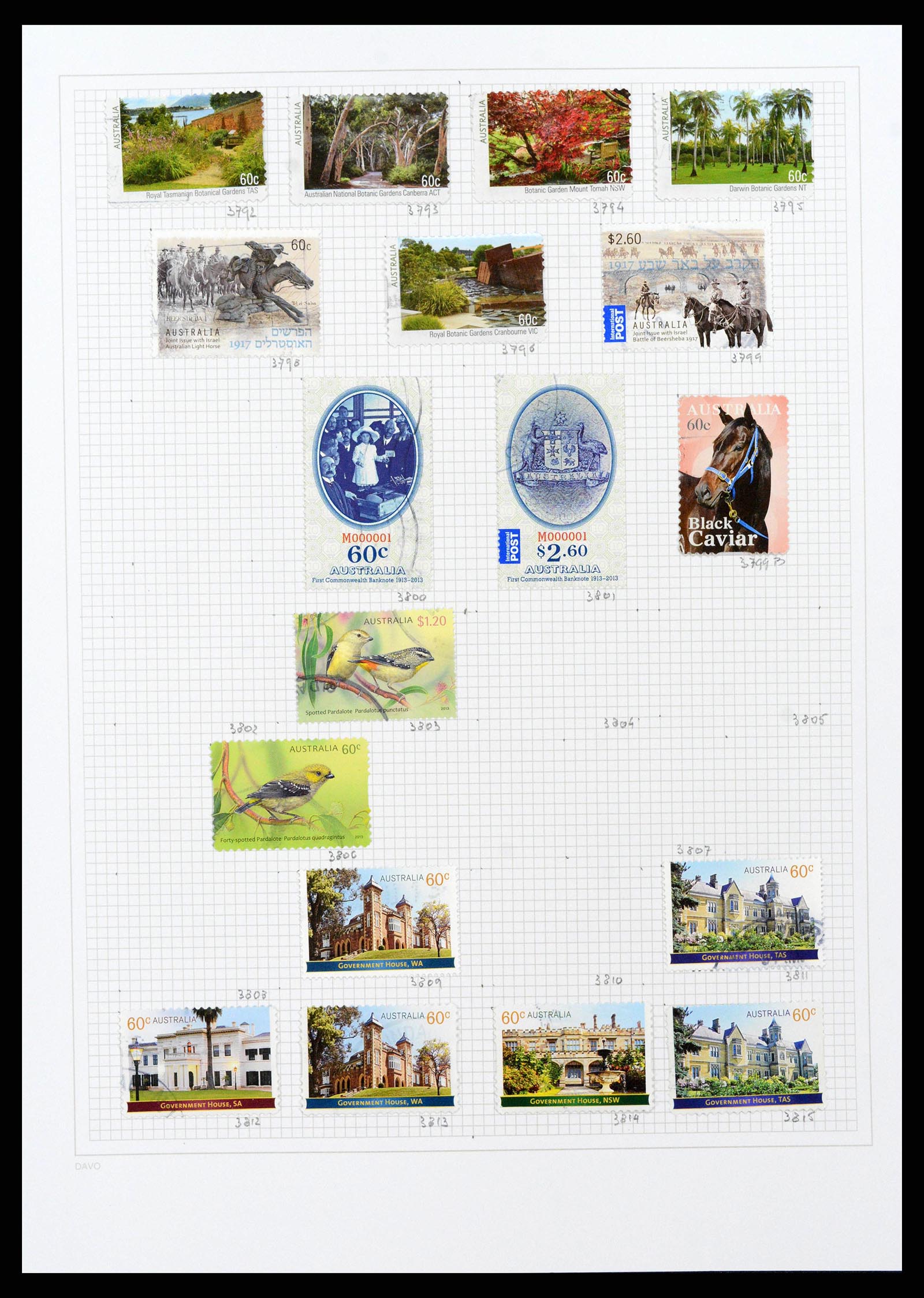 38152 0195 - Stamp collection 38152 Australia 1913-2017.